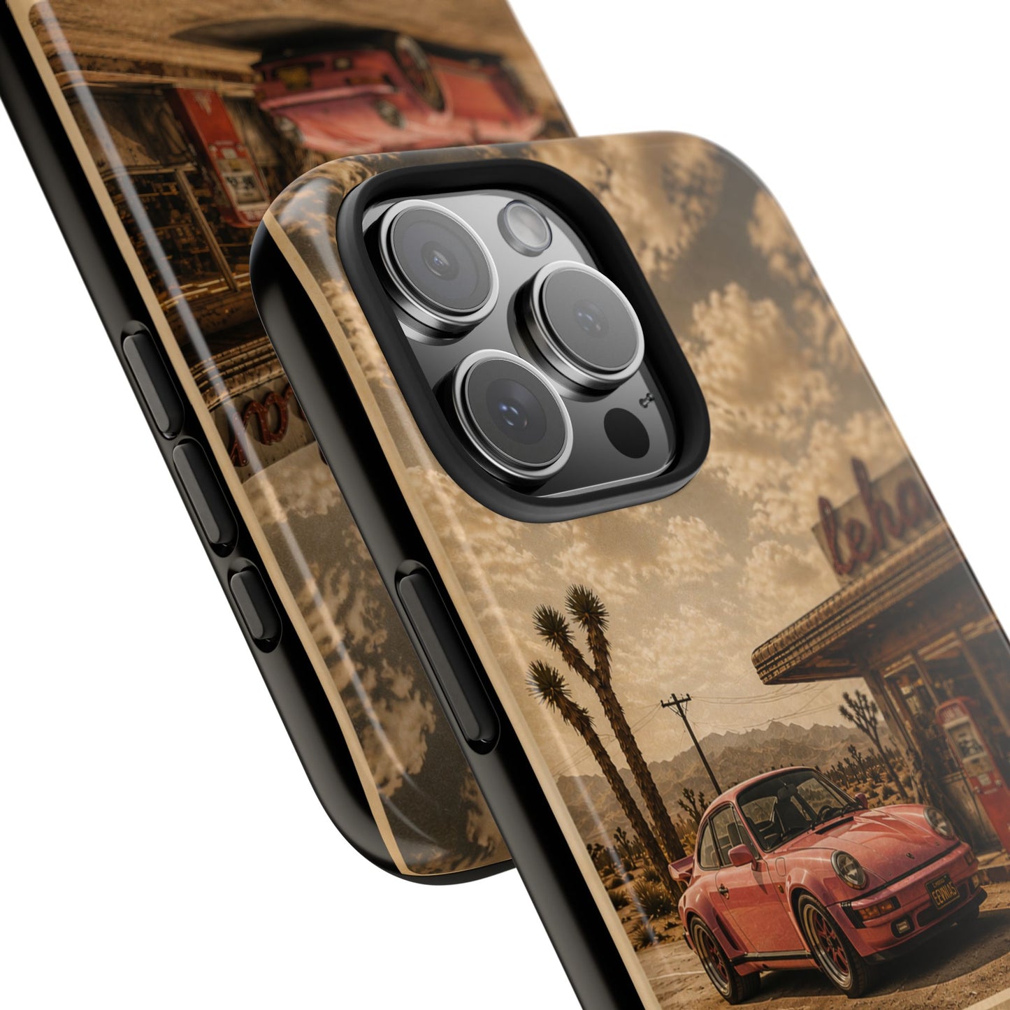 Vintage 1974 Desert Road Tough Phone Case