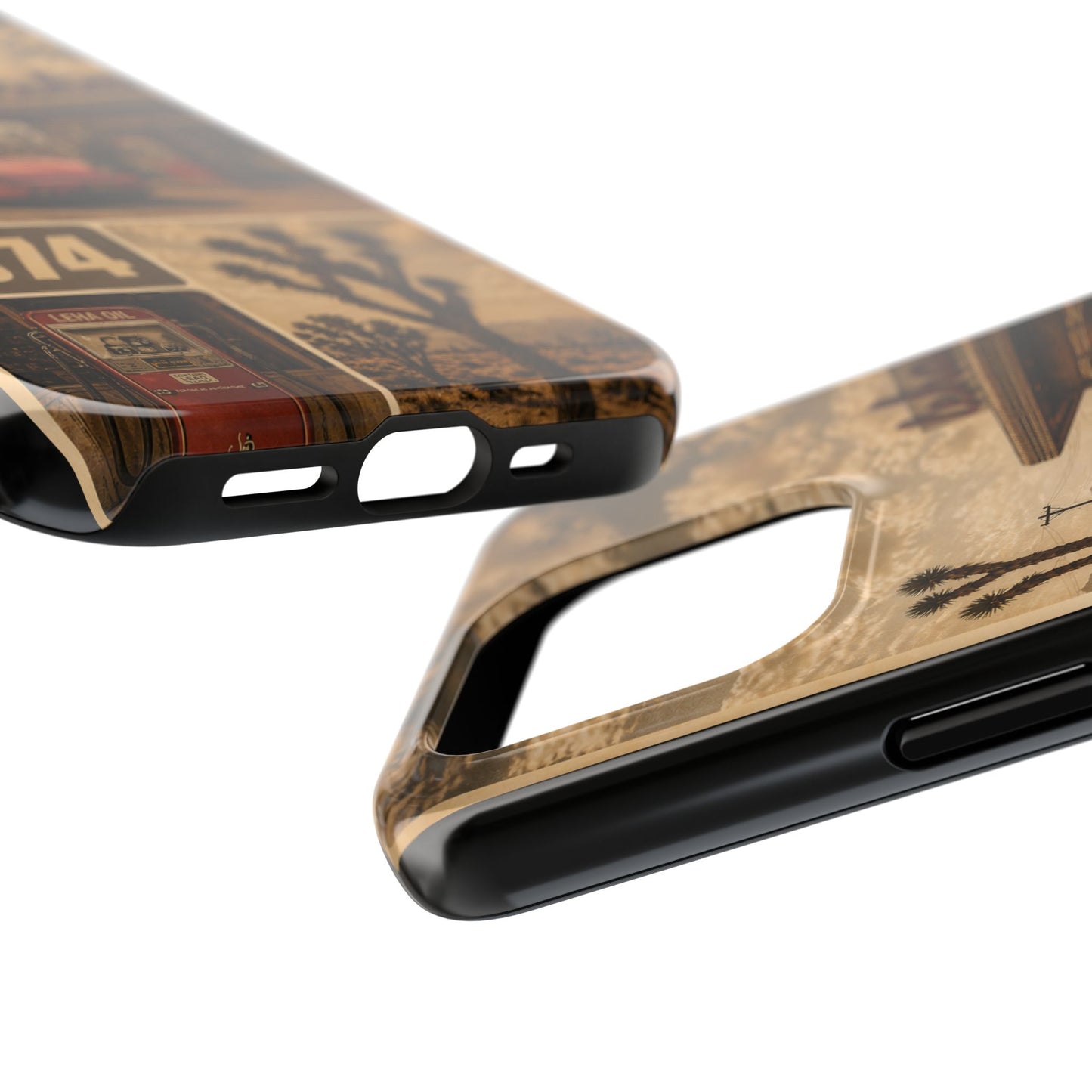 Vintage 1974 Desert Road Tough Phone Case