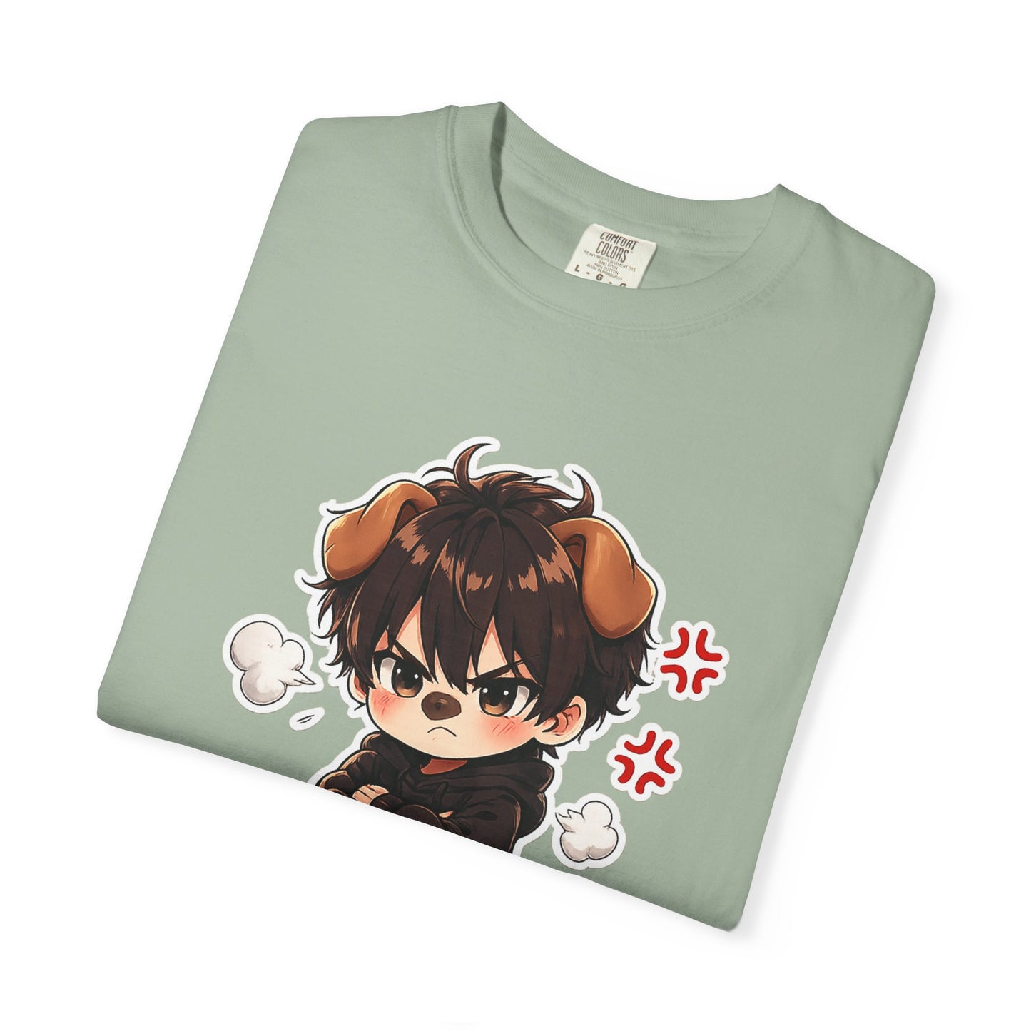 Angry Dogboy Cute Chibi T‑Shirt — Kawaii Anime Character Tee