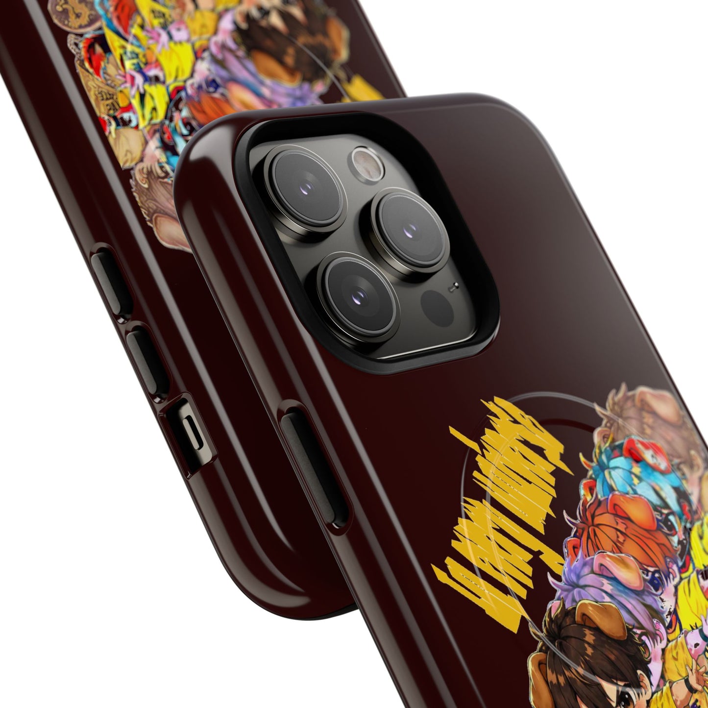Skateboard Characters Magnetic Phone Case — Tough Magnetic iPhone Cover with Colorful Skate Art