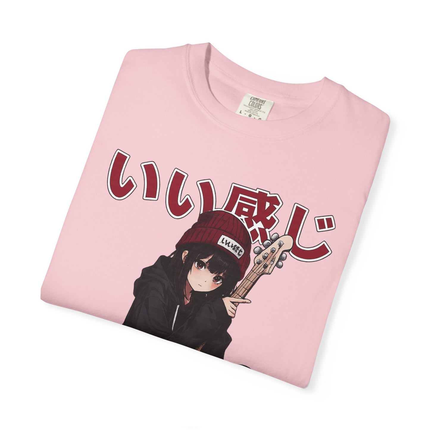 Cute Sad Anime Girl T-Shirt – Pastel Japanese Streetwear Tee