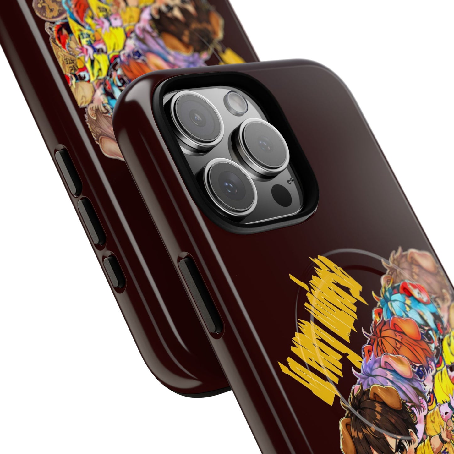 Skateboard Characters Magnetic Phone Case — Tough Magnetic iPhone Cover with Colorful Skate Art