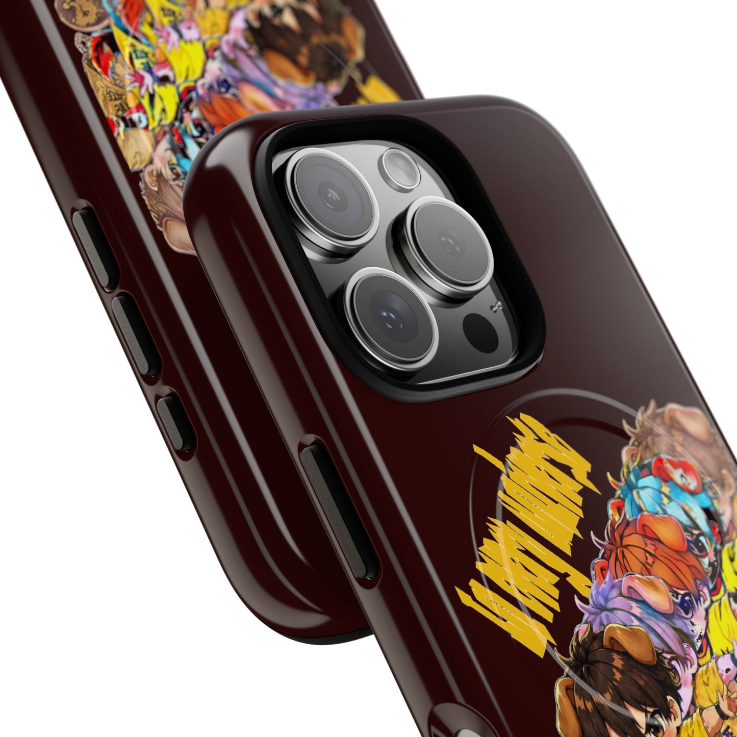 Skateboard Characters Magnetic Phone Case — Tough Magnetic iPhone Cover with Colorful Skate Art