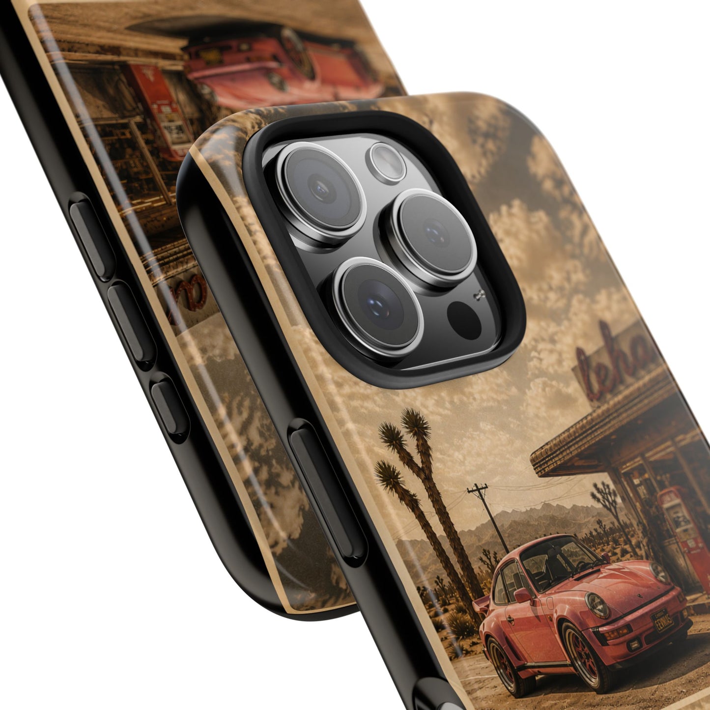 Vintage 1974 Desert Road Tough Phone Case