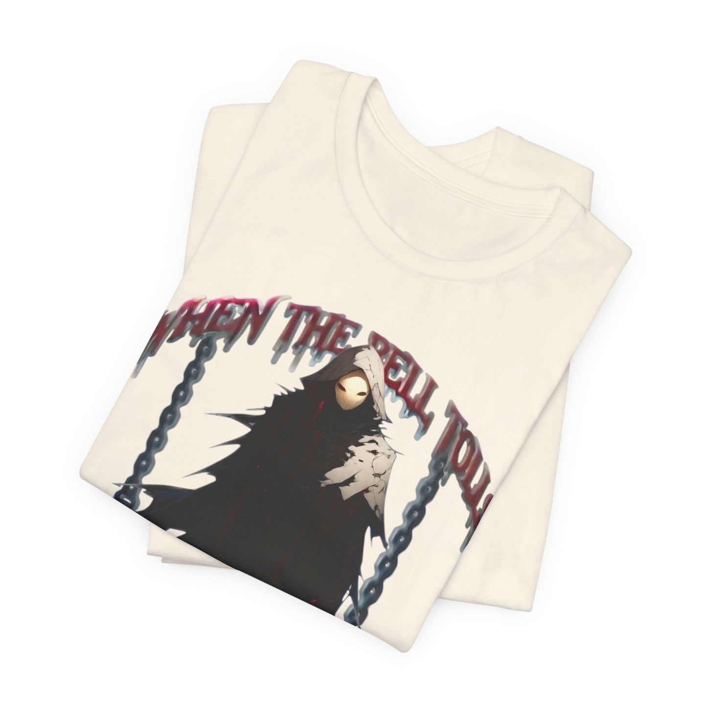 WHEN THE BELL TOLLS – Gothic Reaper Graphic T-Shirt