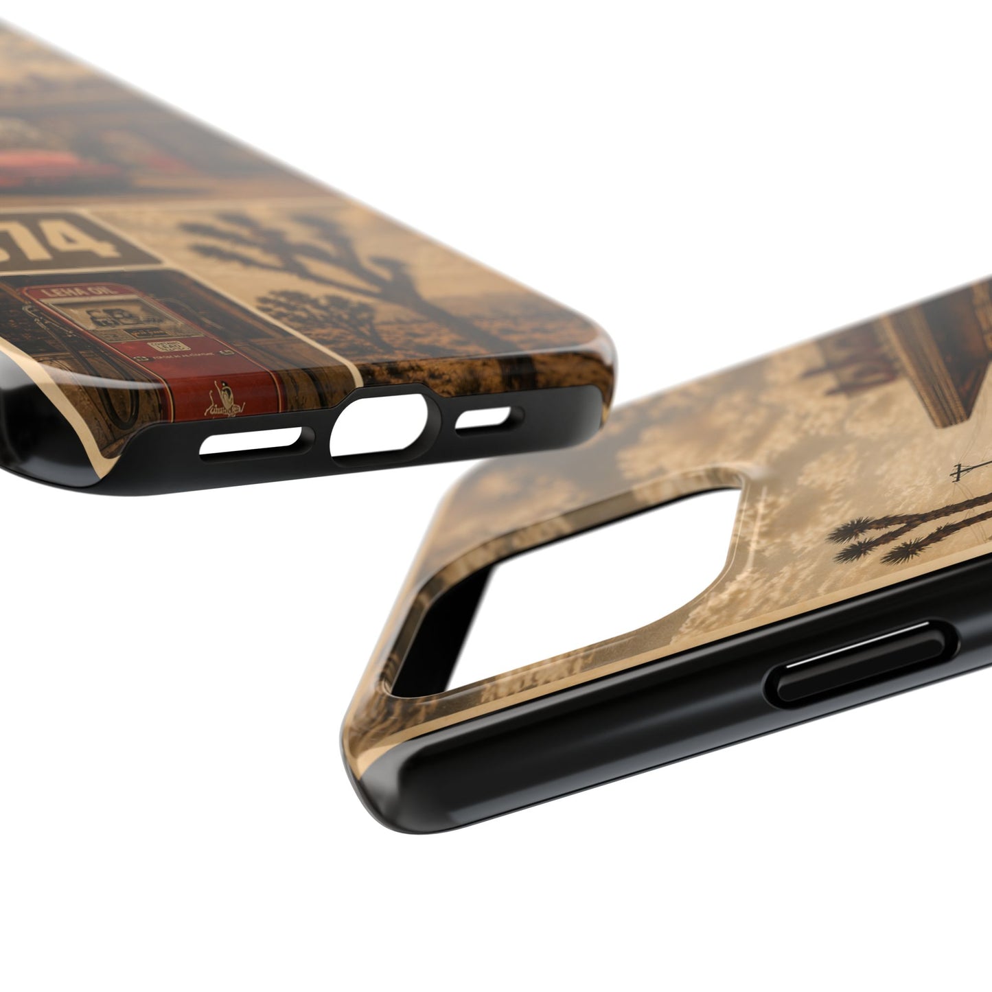 Vintage 1974 Desert Road Tough Phone Case