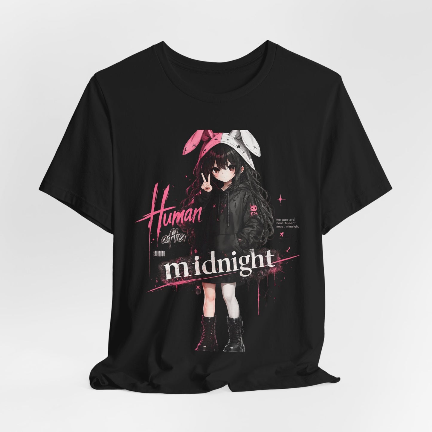 Midnight Bunny Anime Tee