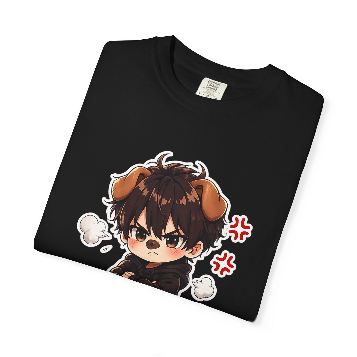 Angry Dogboy Cute Chibi T‑Shirt — Kawaii Anime Character Tee