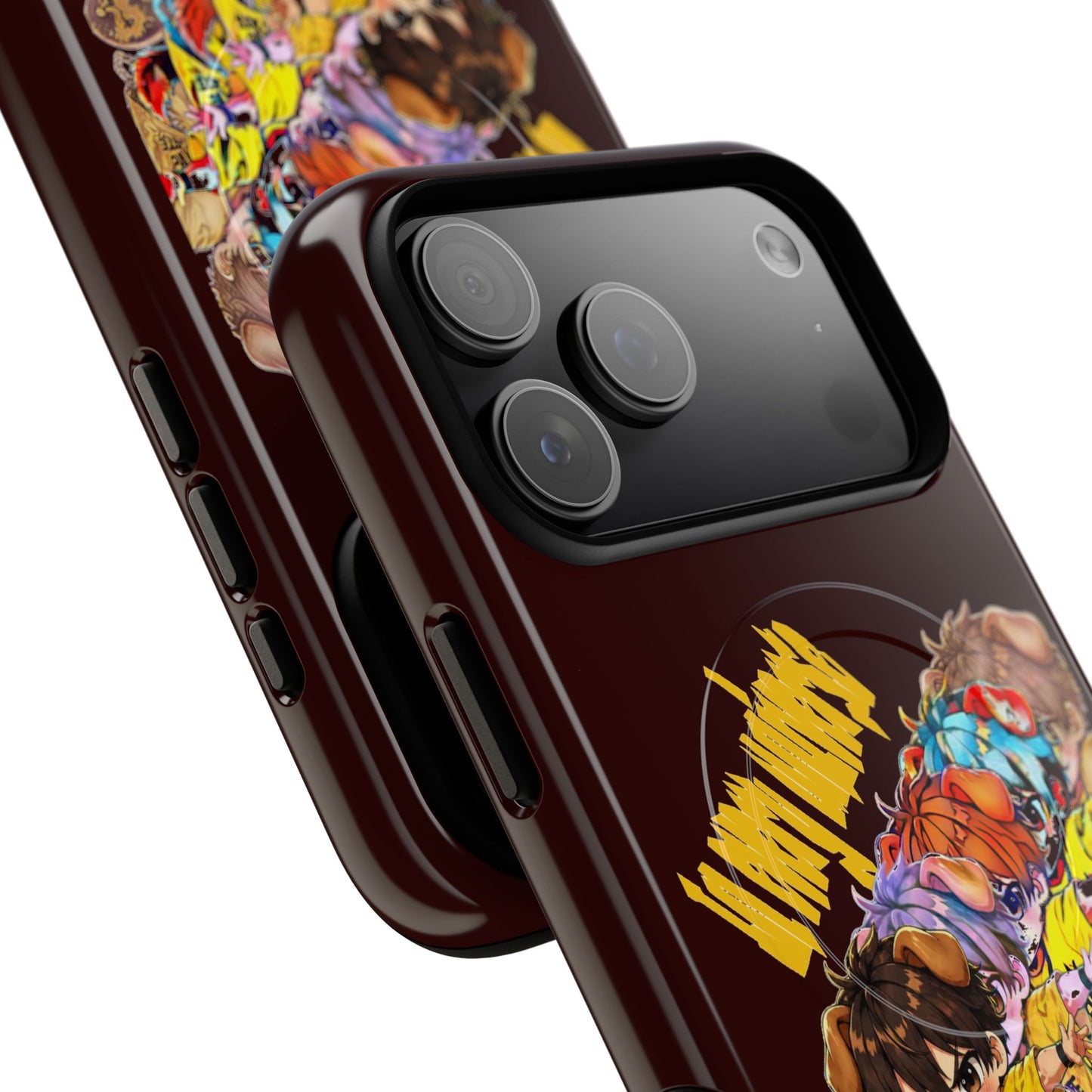 Skateboard Characters Magnetic Phone Case — Tough Magnetic iPhone Cover with Colorful Skate Art