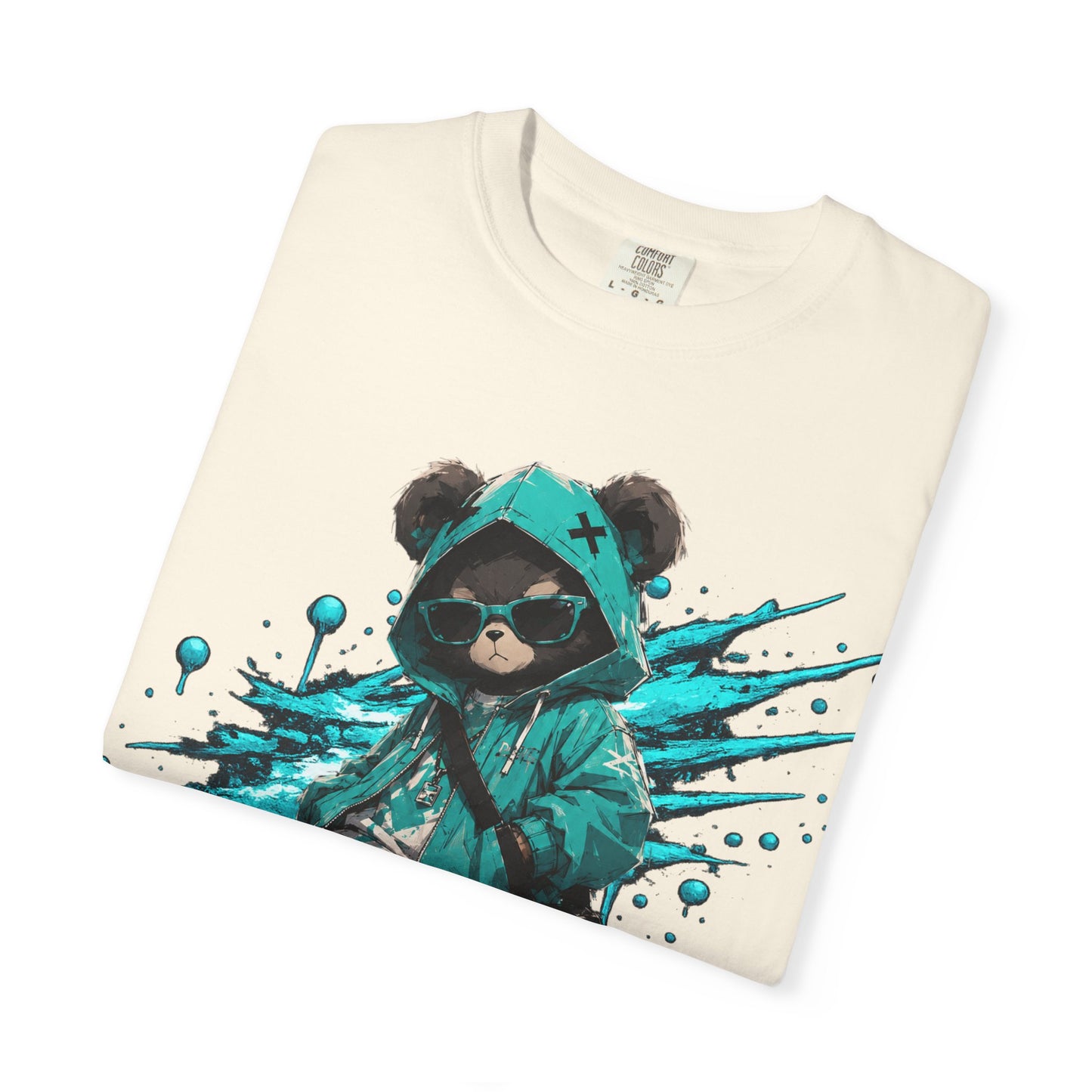 Neon Shadow Bear Tee