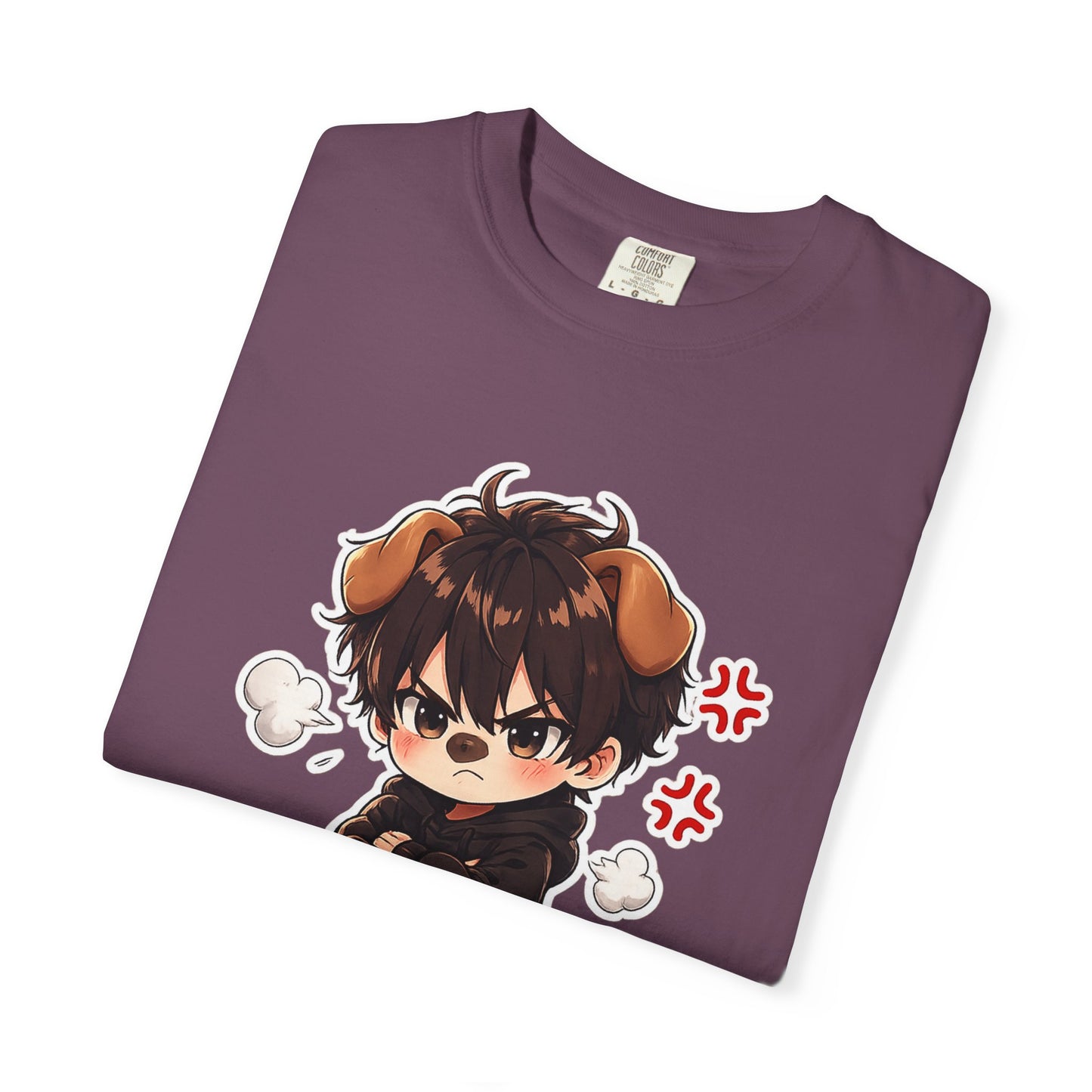 Angry Dogboy Cute Chibi T‑Shirt — Kawaii Anime Character Tee