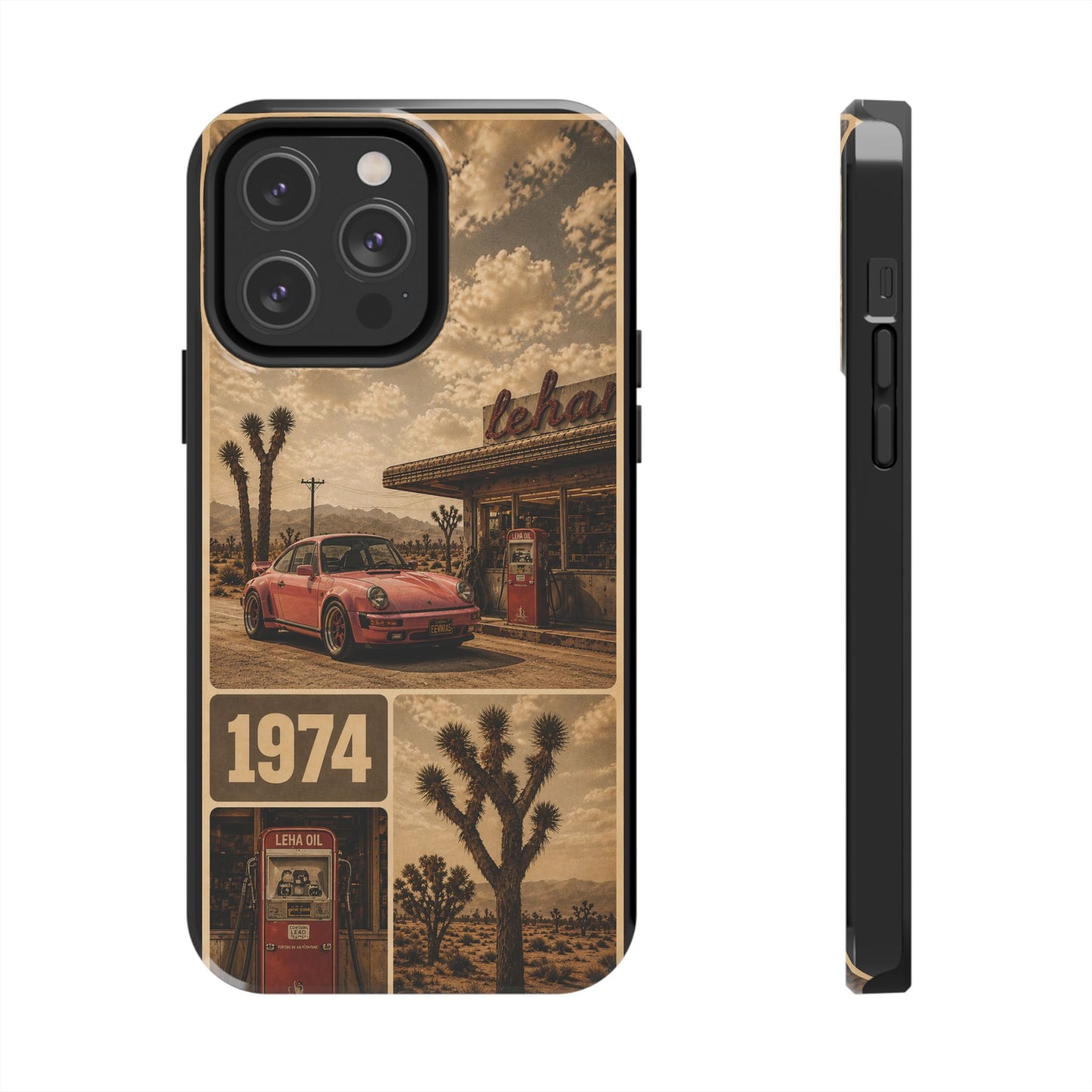 Vintage 1974 Desert Road Tough Phone Case