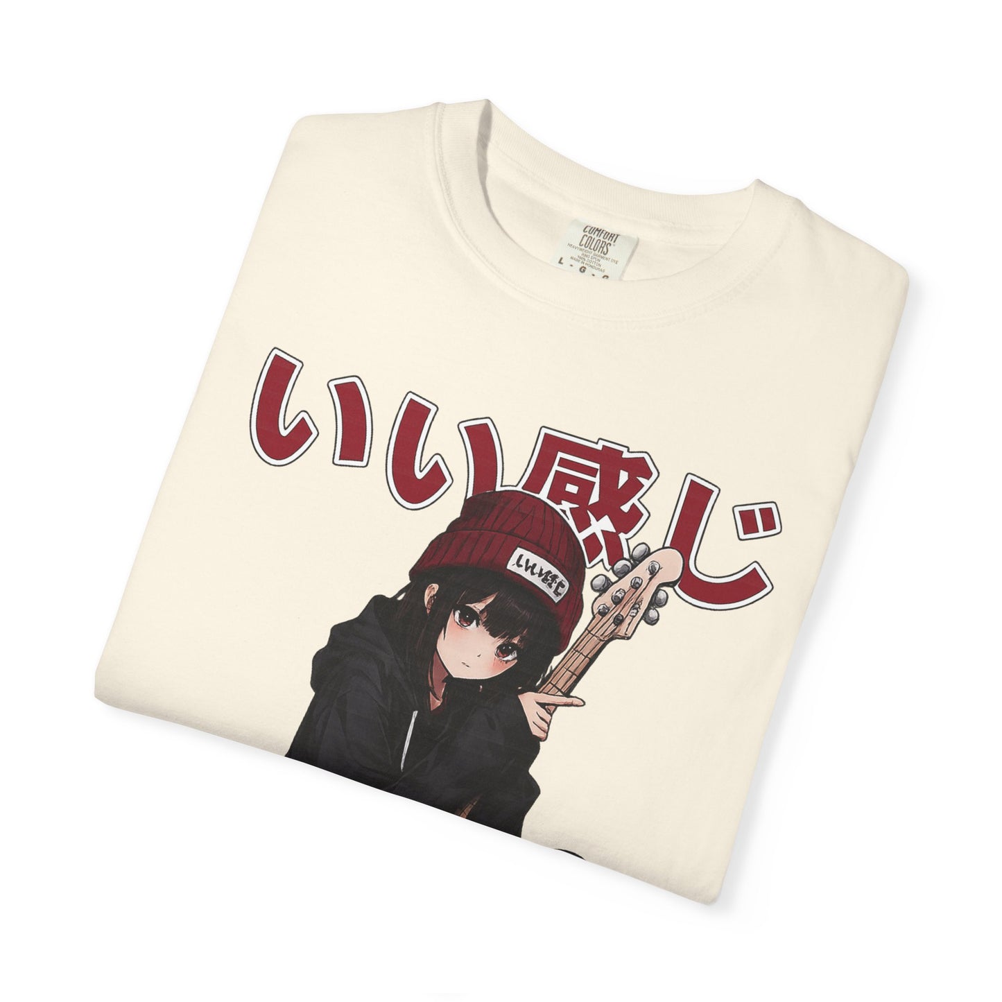 Cute Sad Anime Girl T-Shirt – Pastel Japanese Streetwear Tee