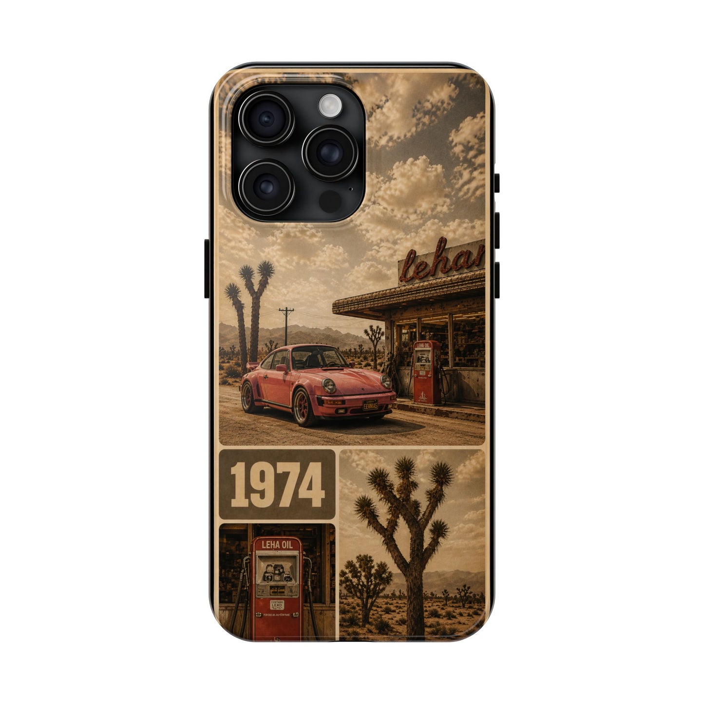 Vintage 1974 Desert Road Tough Phone Case