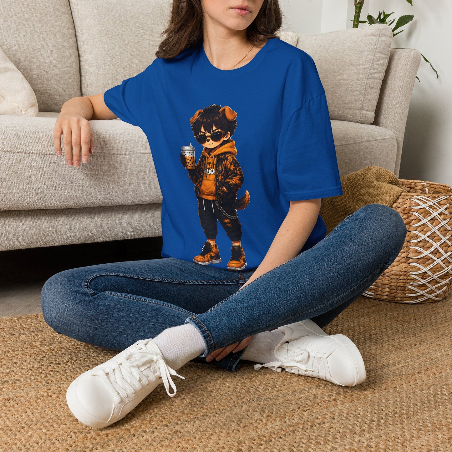 Raccoon Streetwear Tee – Cool Coffee Bear Graphic T-Shirt