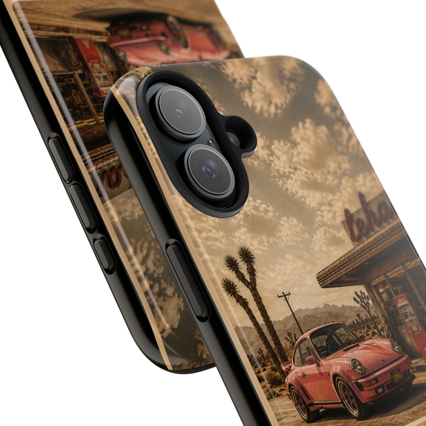 Vintage 1974 Desert Road Tough Phone Case