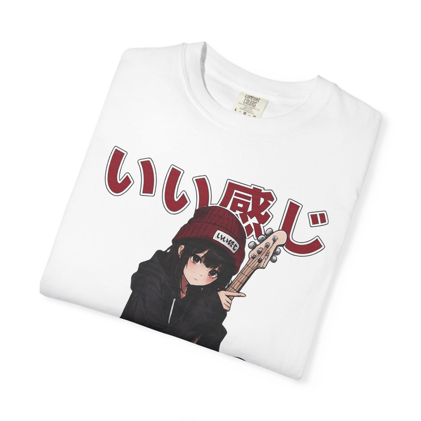 Cute Sad Anime Girl T-Shirt – Pastel Japanese Streetwear Tee
