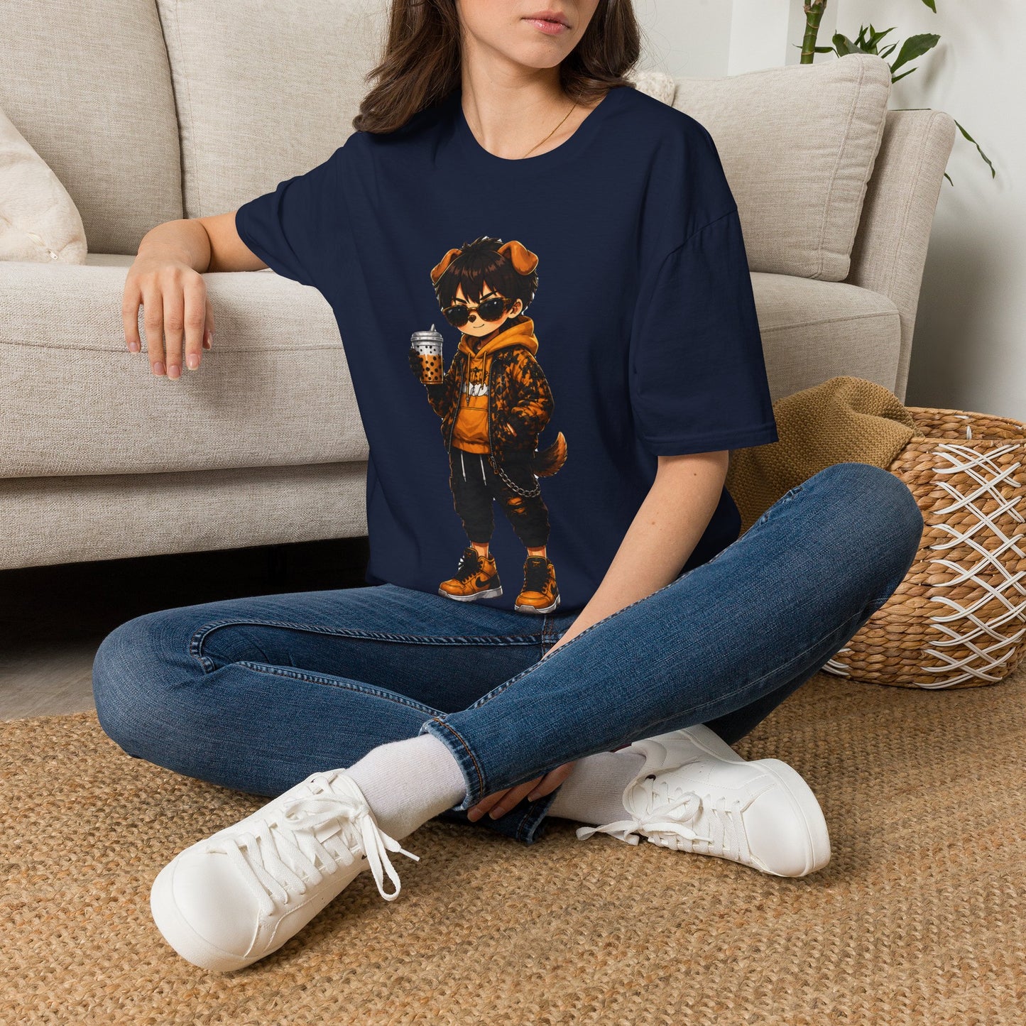 Raccoon Streetwear Tee – Cool Coffee Bear Graphic T-Shirt