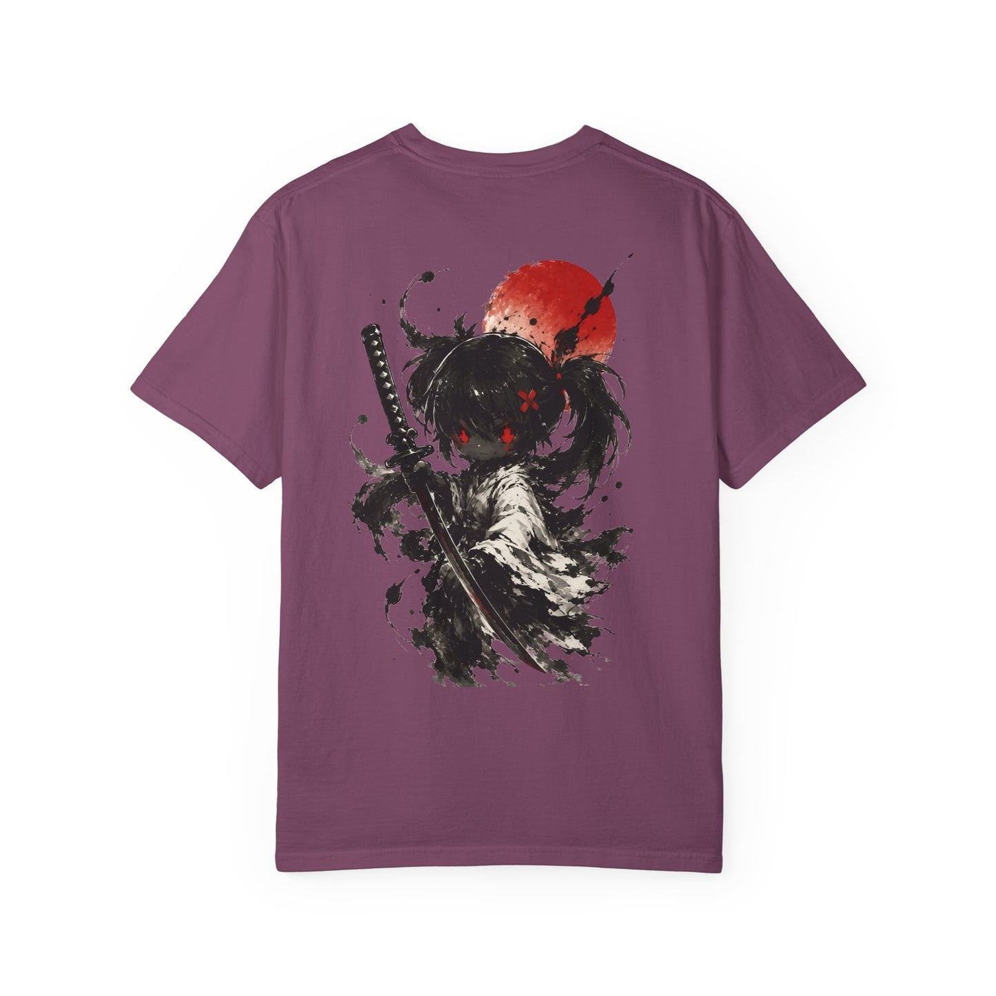 Ink Shadow Samurai Chibi Anime T-Shirt