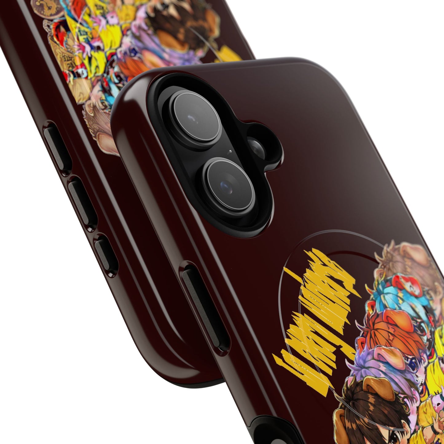 Skateboard Characters Magnetic Phone Case — Tough Magnetic iPhone Cover with Colorful Skate Art