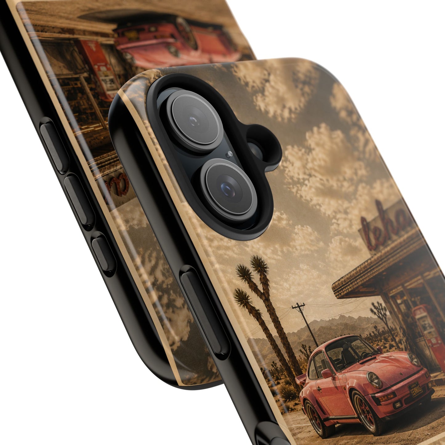 Vintage 1974 Desert Road Tough Phone Case