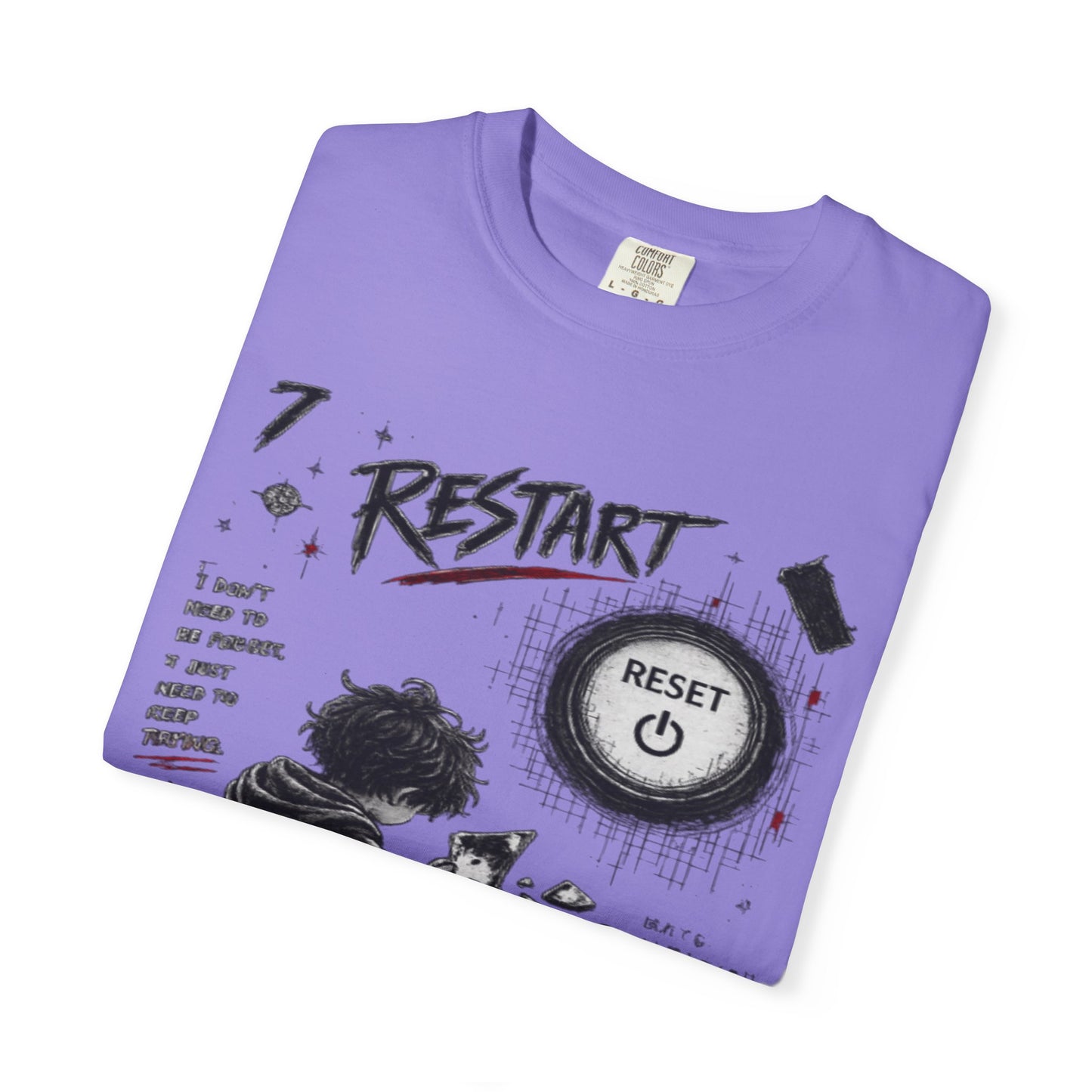 Restart Reset Button Graphic T-Shirt — Retro Gamer Streetwear