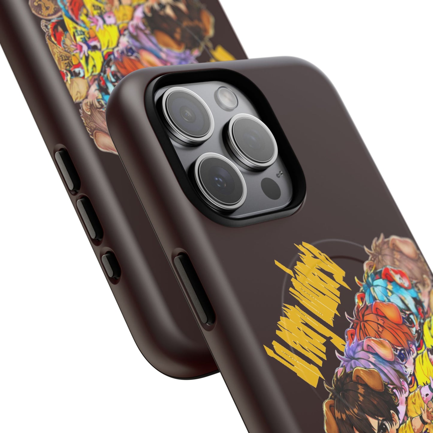 Skateboard Characters Magnetic Phone Case — Tough Magnetic iPhone Cover with Colorful Skate Art