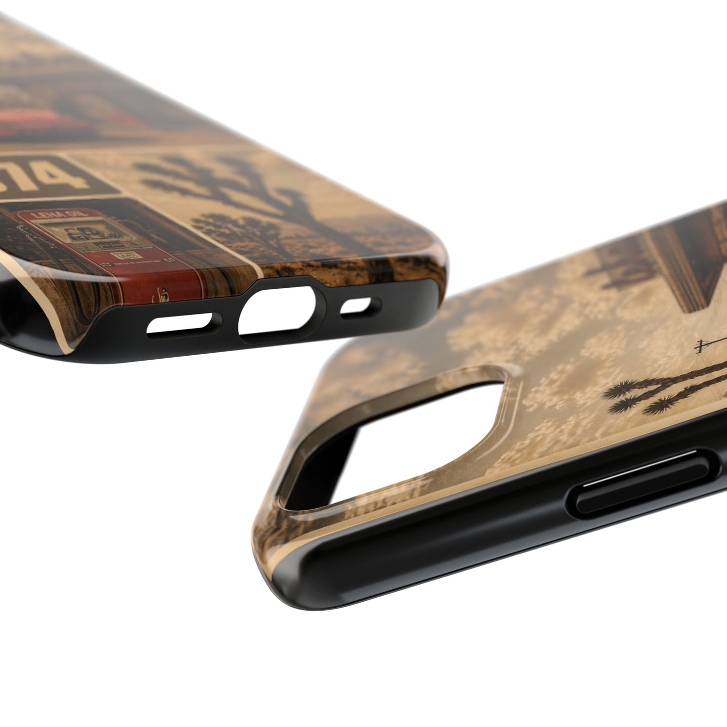 Vintage 1974 Desert Road Tough Phone Case