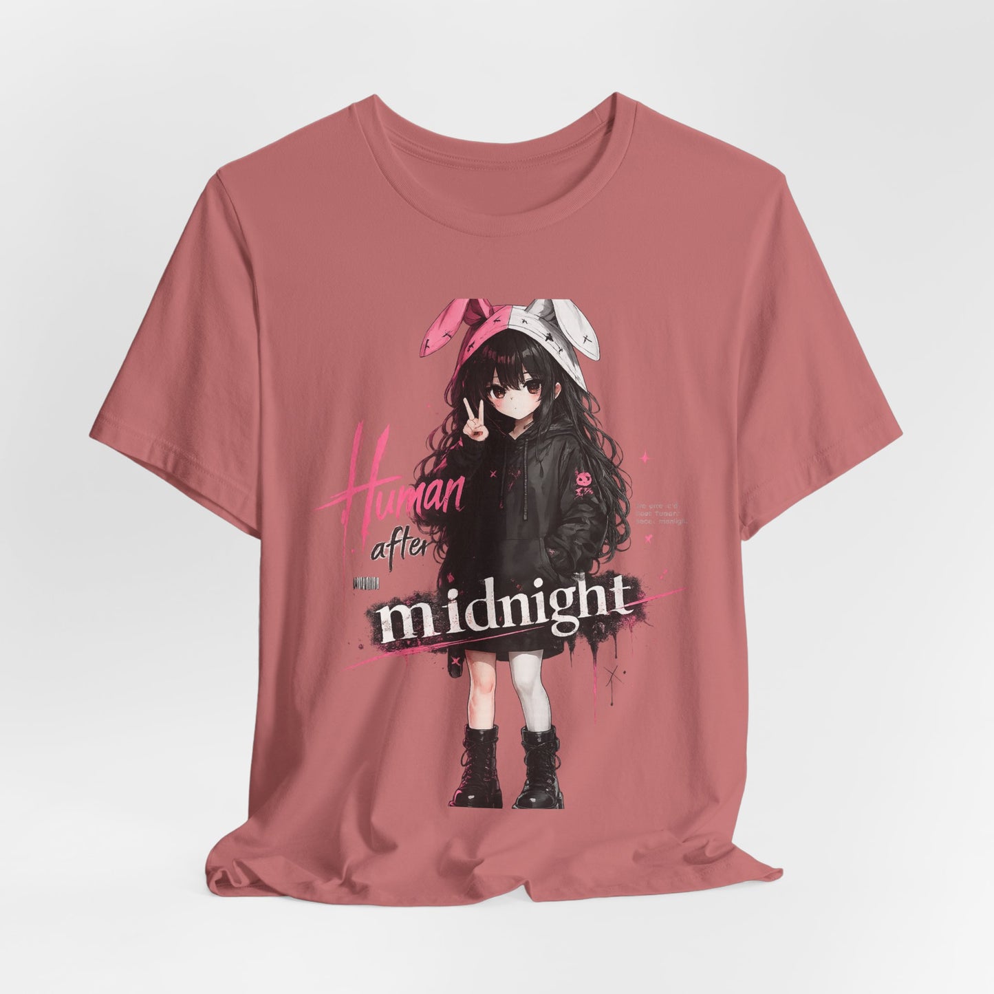 Midnight Bunny Anime Tee