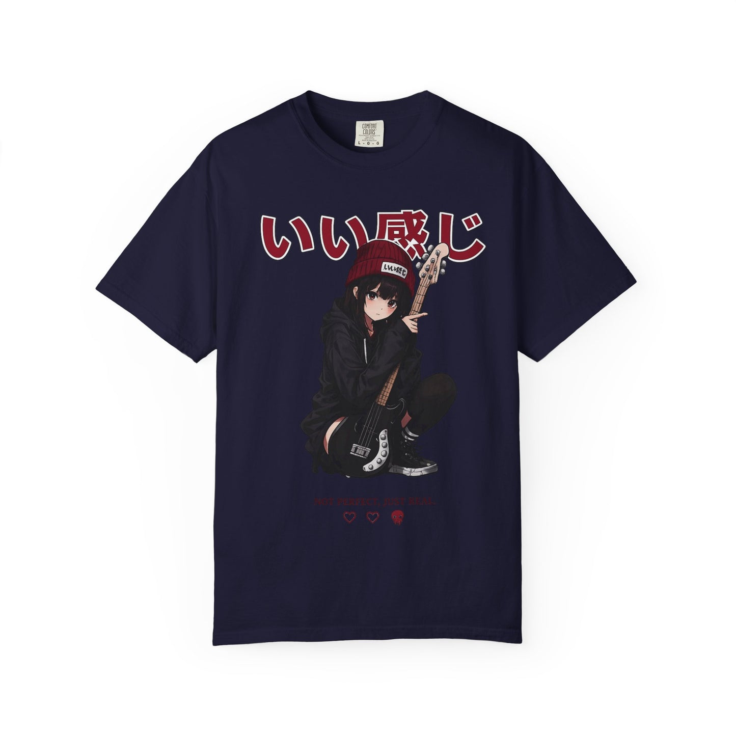 Cute Sad Anime Girl T-Shirt – Pastel Japanese Streetwear Tee