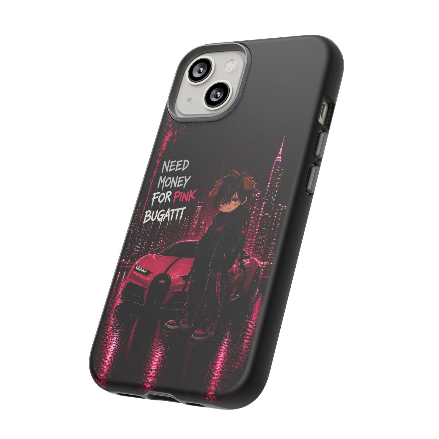 Cyberpunk Anime Phone Case – Neon Japanese Streetwear iPhone Cover