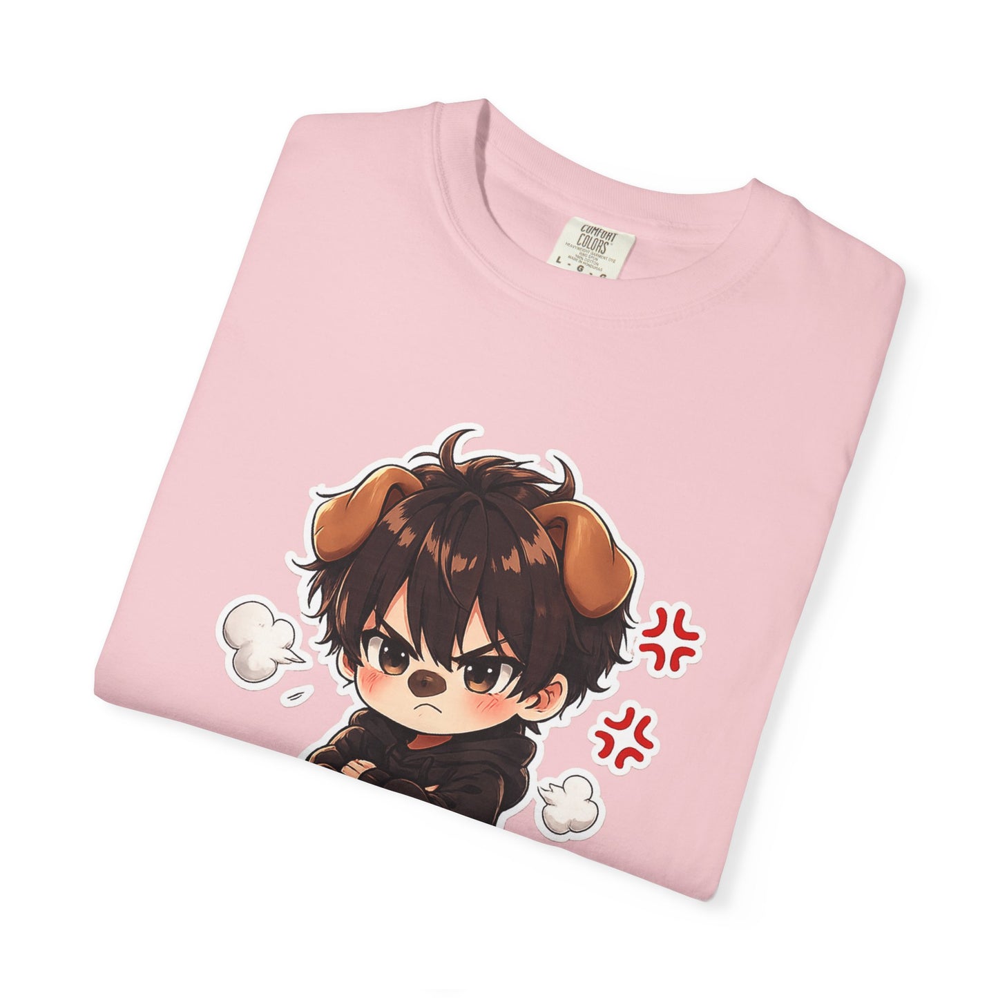 Angry Dogboy Cute Chibi T‑Shirt — Kawaii Anime Character Tee