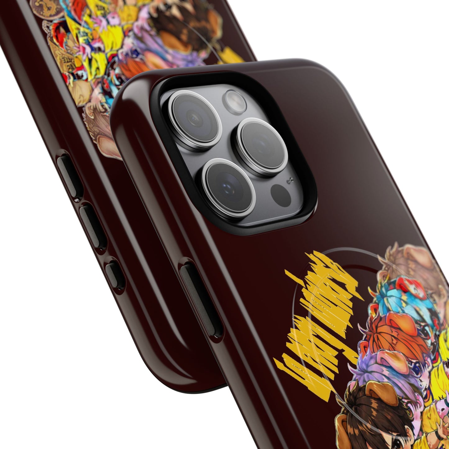 Skateboard Characters Magnetic Phone Case — Tough Magnetic iPhone Cover with Colorful Skate Art