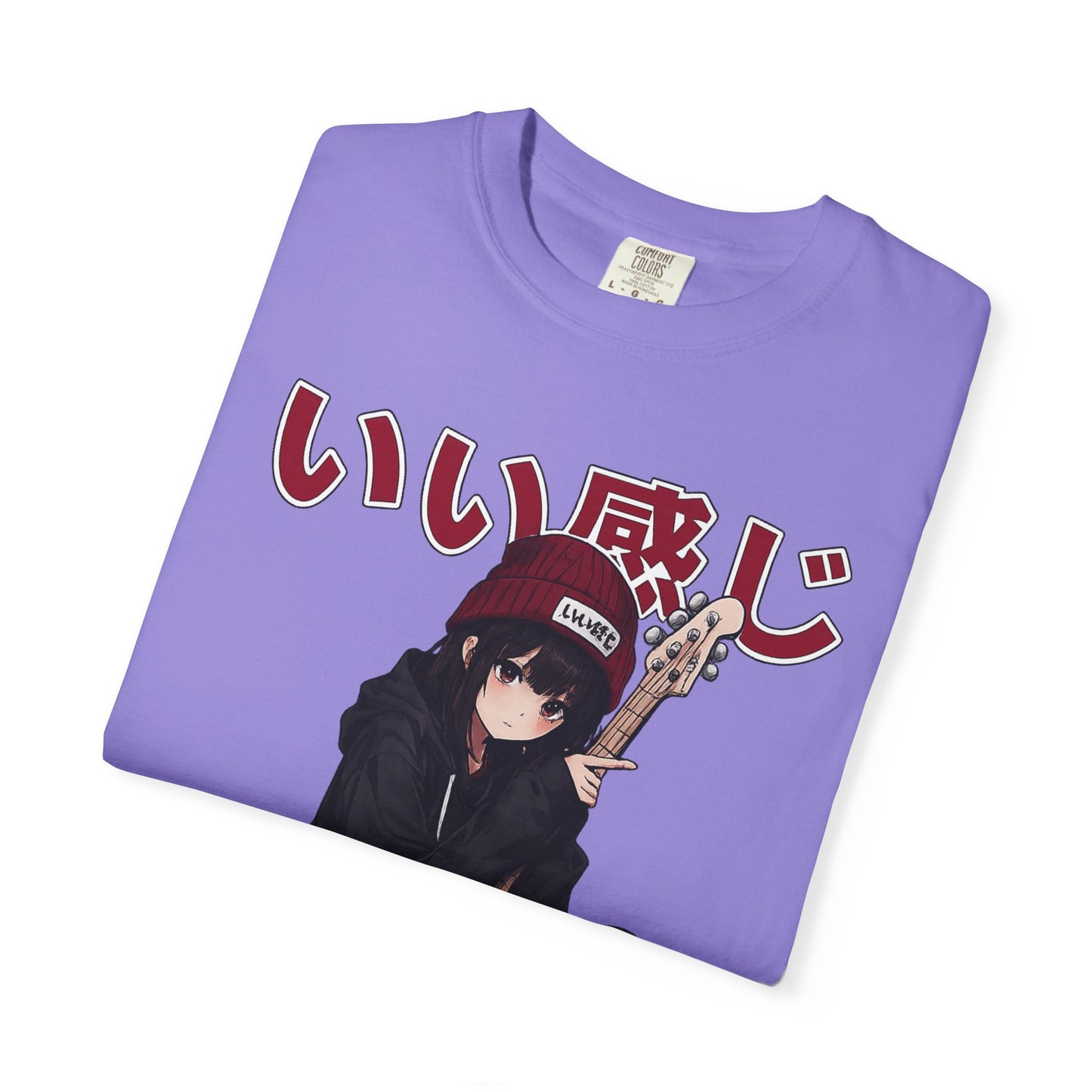 Cute Sad Anime Girl T-Shirt – Pastel Japanese Streetwear Tee