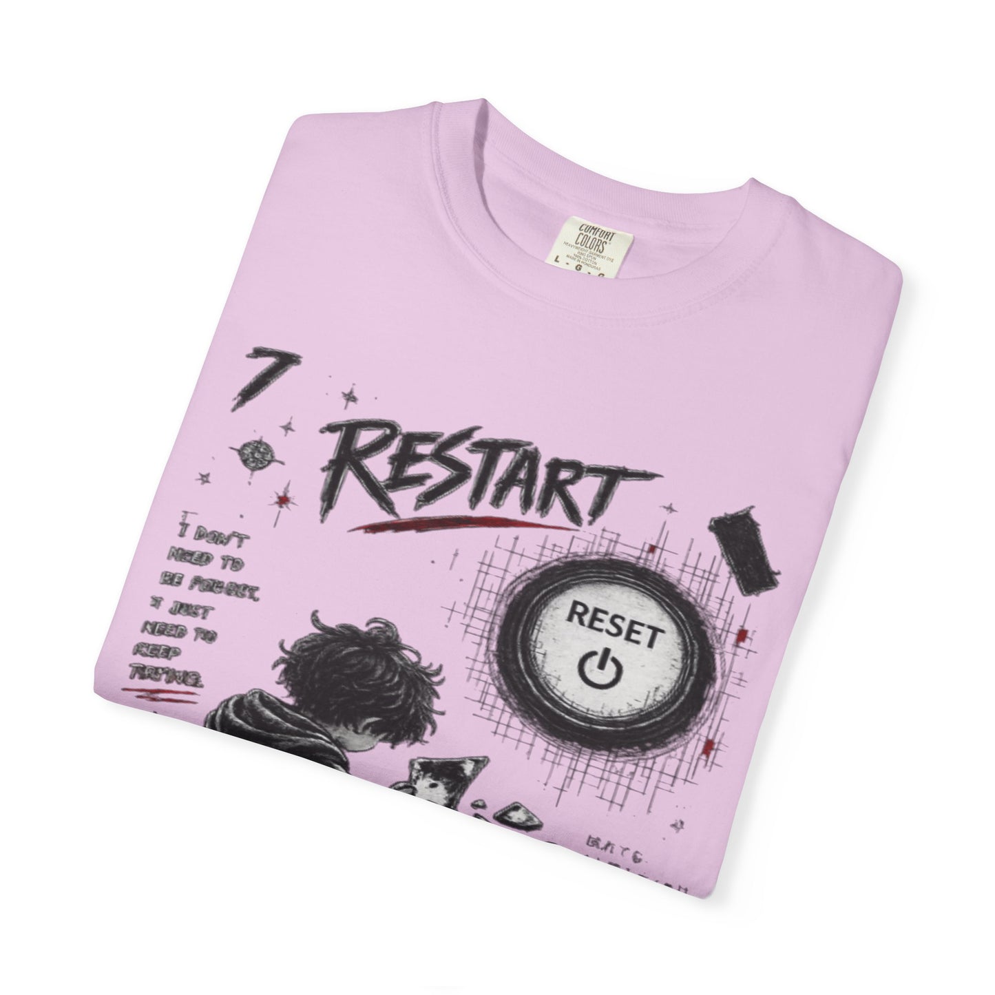 Restart Reset Button Graphic T-Shirt — Retro Gamer Streetwear
