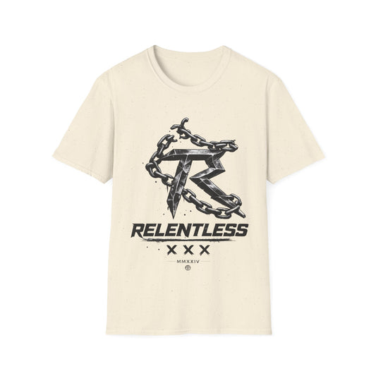 Relentless Chains Graphic Tee — Motivational Fitness T-Shirt