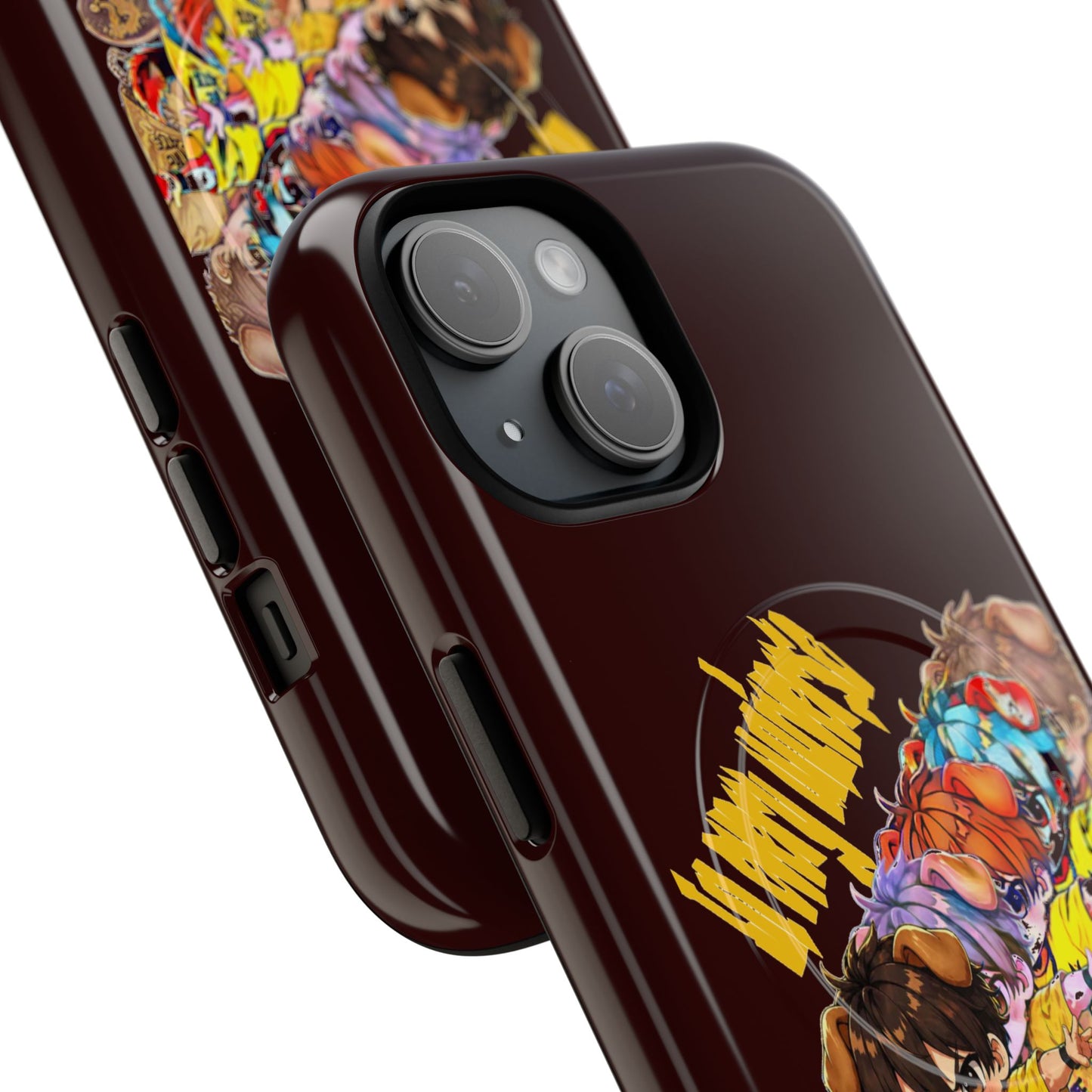 Skateboard Characters Magnetic Phone Case — Tough Magnetic iPhone Cover with Colorful Skate Art