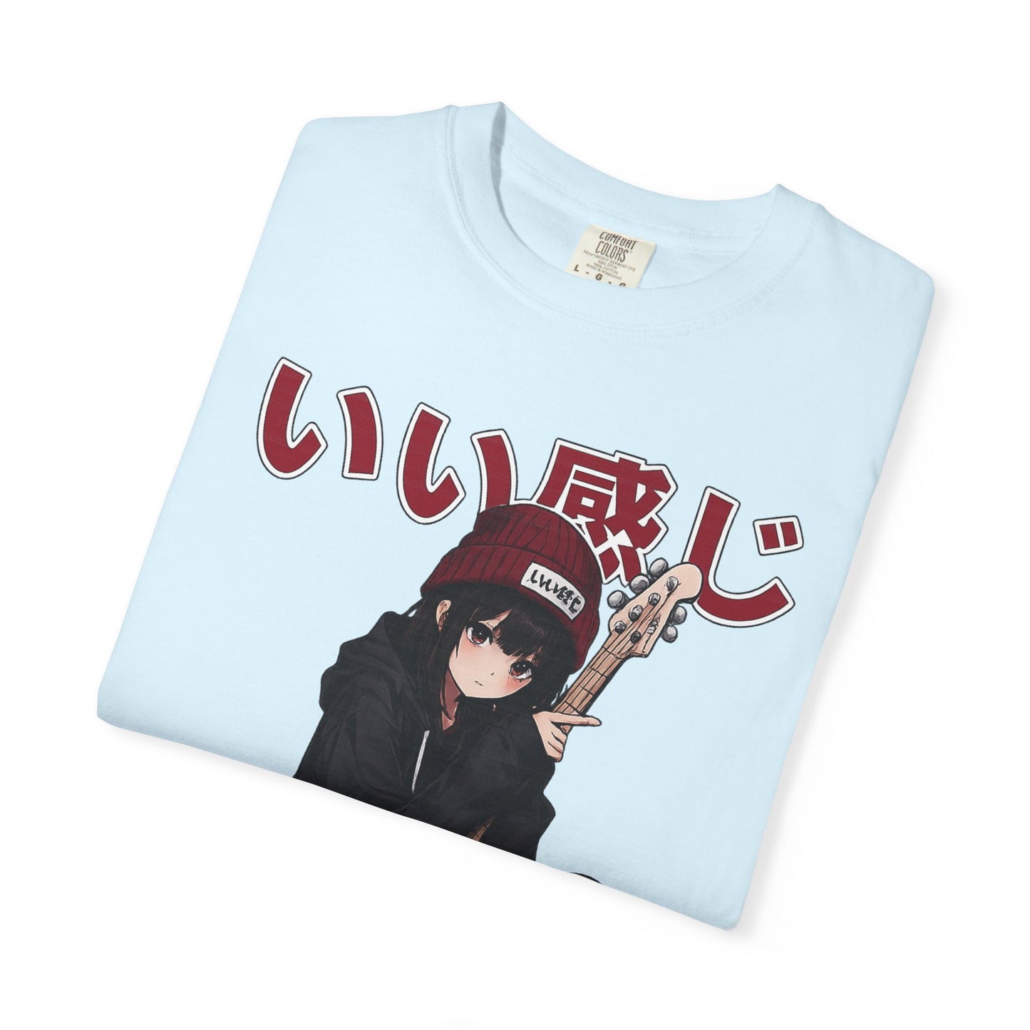Cute Sad Anime Girl T-Shirt – Pastel Japanese Streetwear Tee