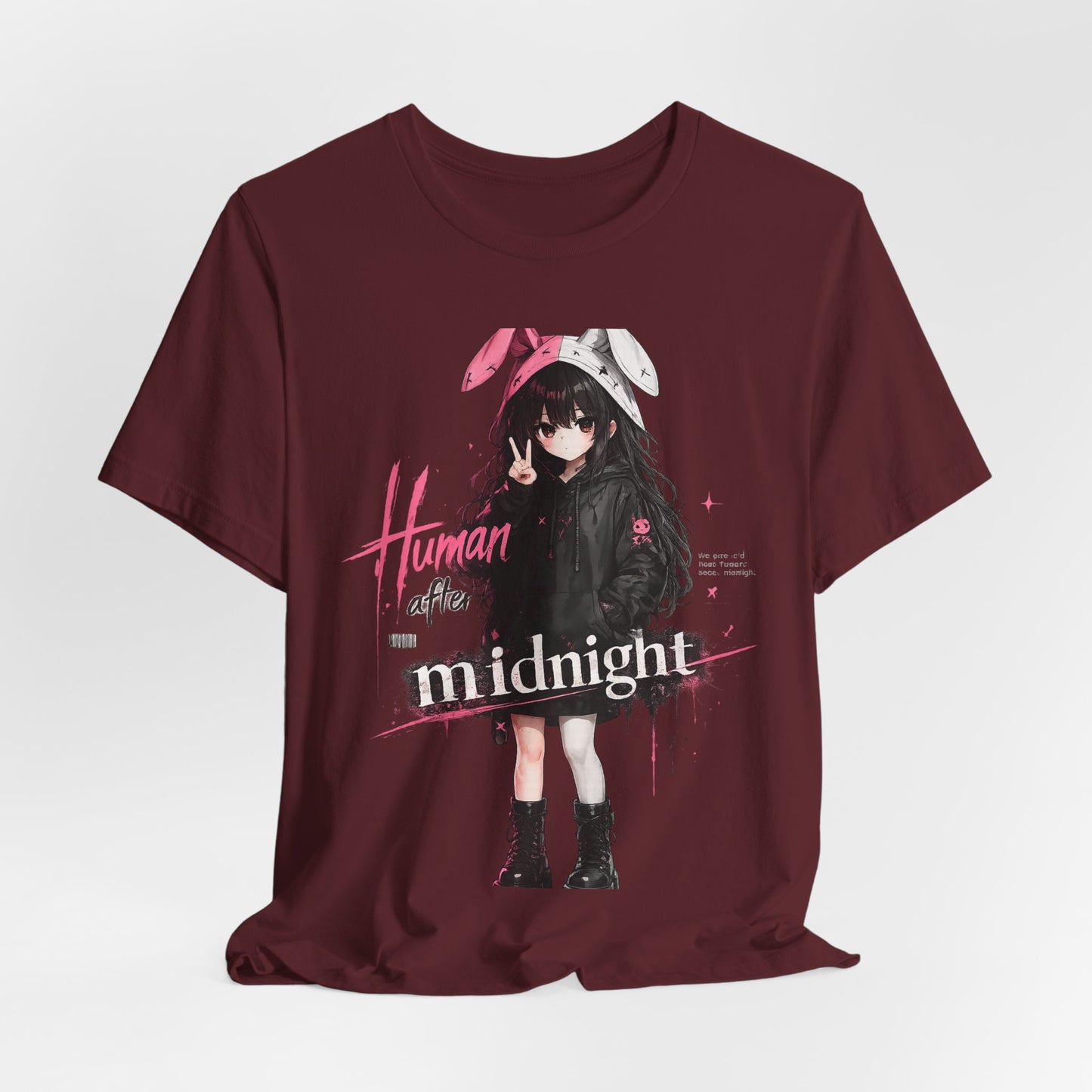 Midnight Bunny Anime Tee