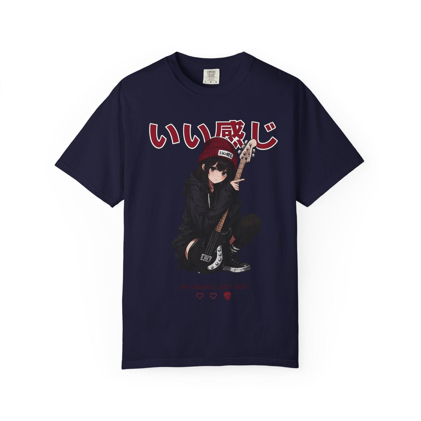 Kawaii Shadow Girl Anime T-Shirt – Soft Pink Streetwear Tee