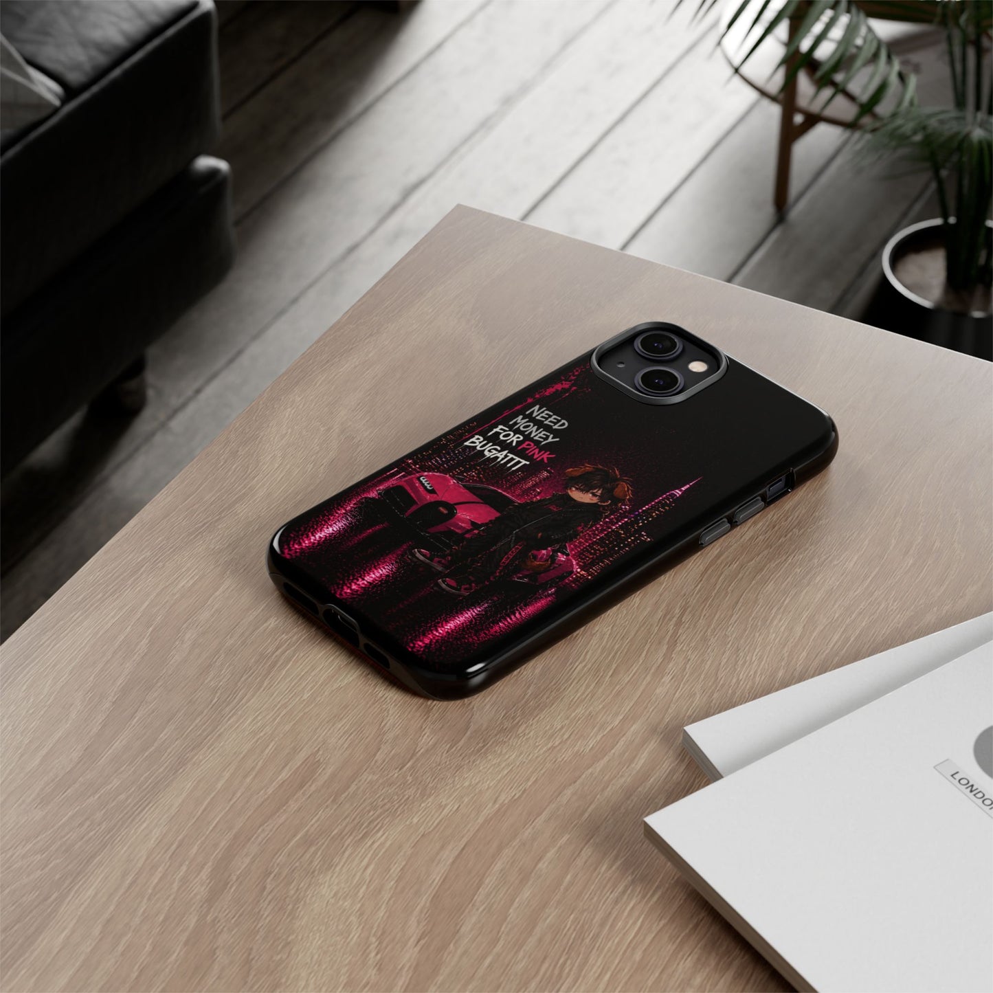 Cyberpunk Anime Phone Case – Neon Japanese Streetwear iPhone Cover
