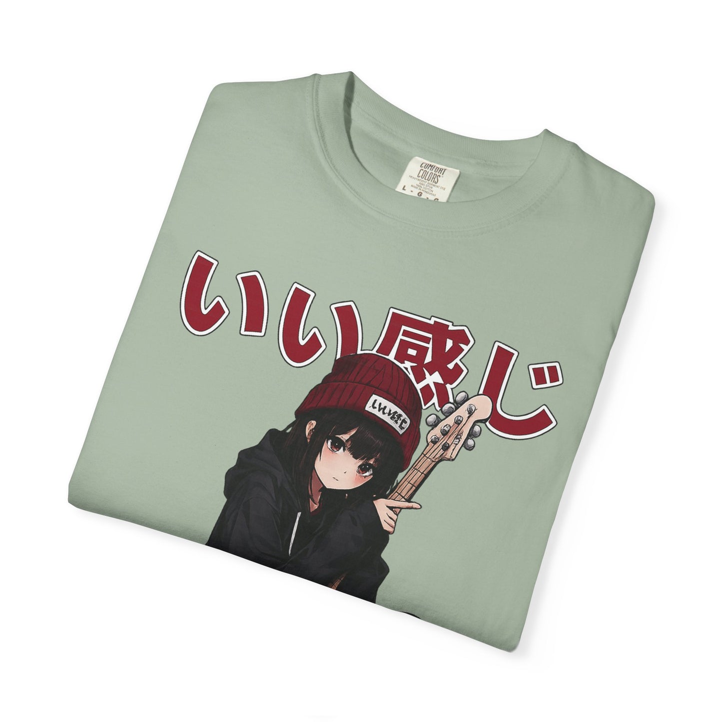 Cute Sad Anime Girl T-Shirt – Pastel Japanese Streetwear Tee