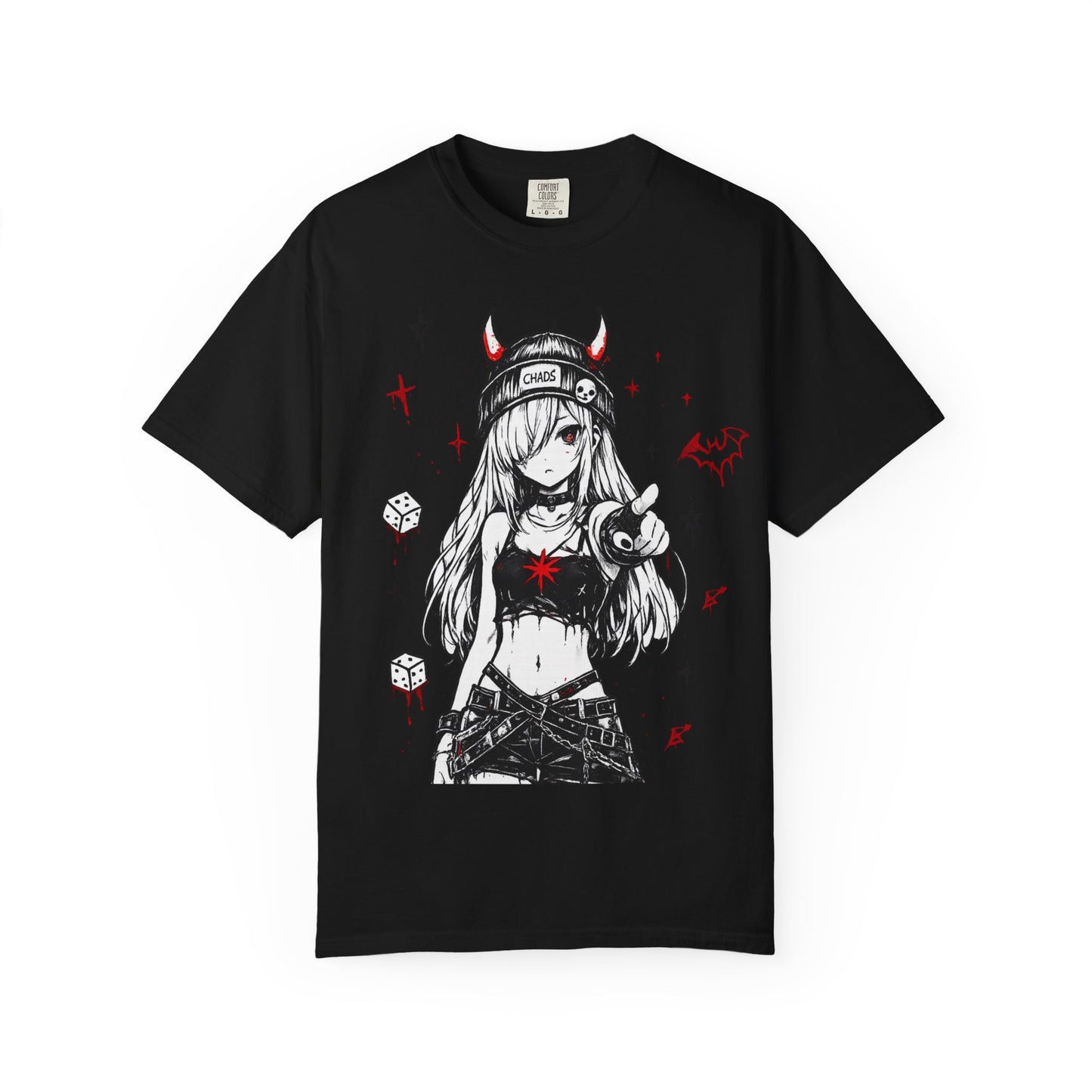 Dark Anime Demon Girl T-Shirt
