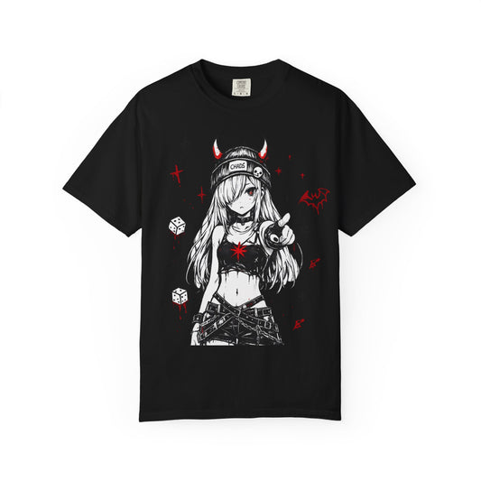 Dark Anime Demon Girl T-Shirt