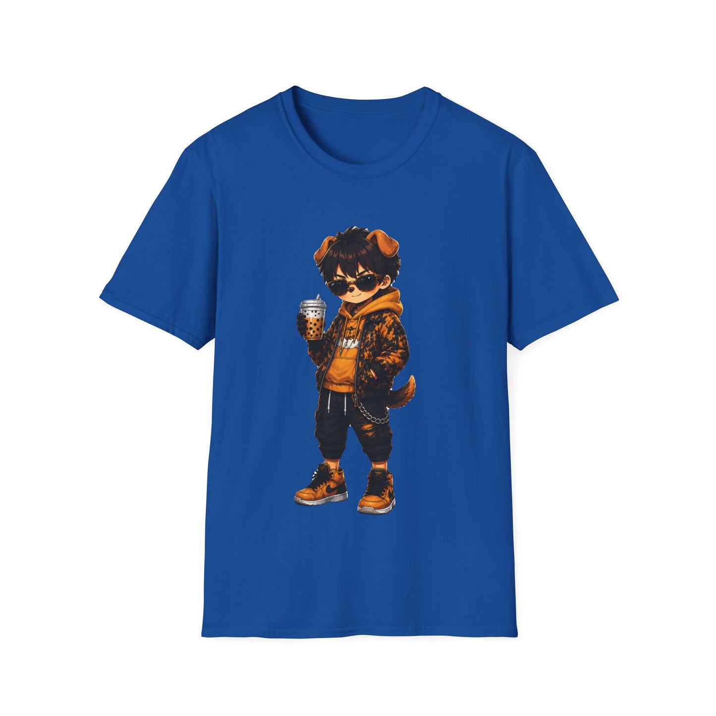 Raccoon Streetwear Tee – Cool Coffee Bear Graphic T-Shirt