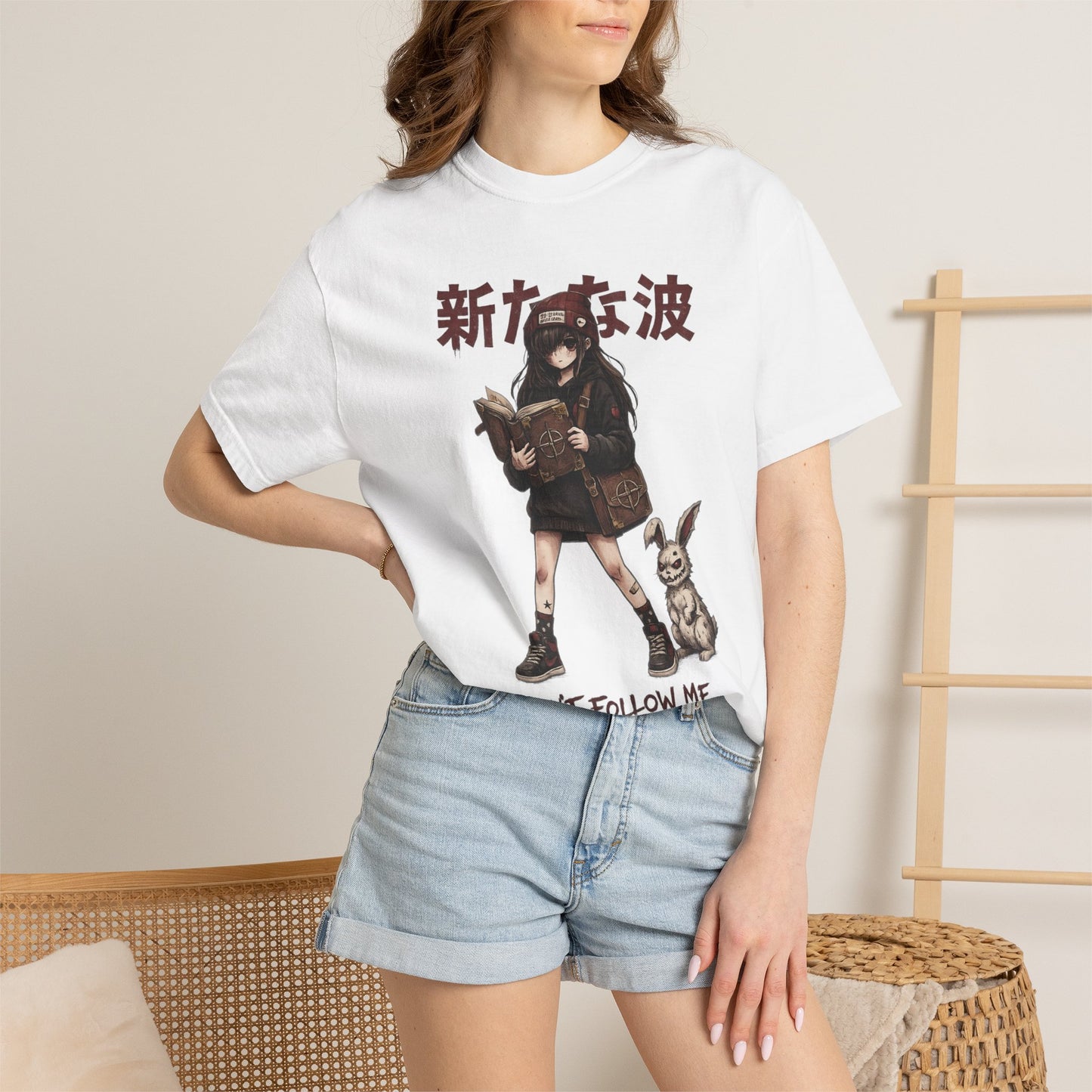 Anime Witch Girl "Don't Follow Me" T-Shirt