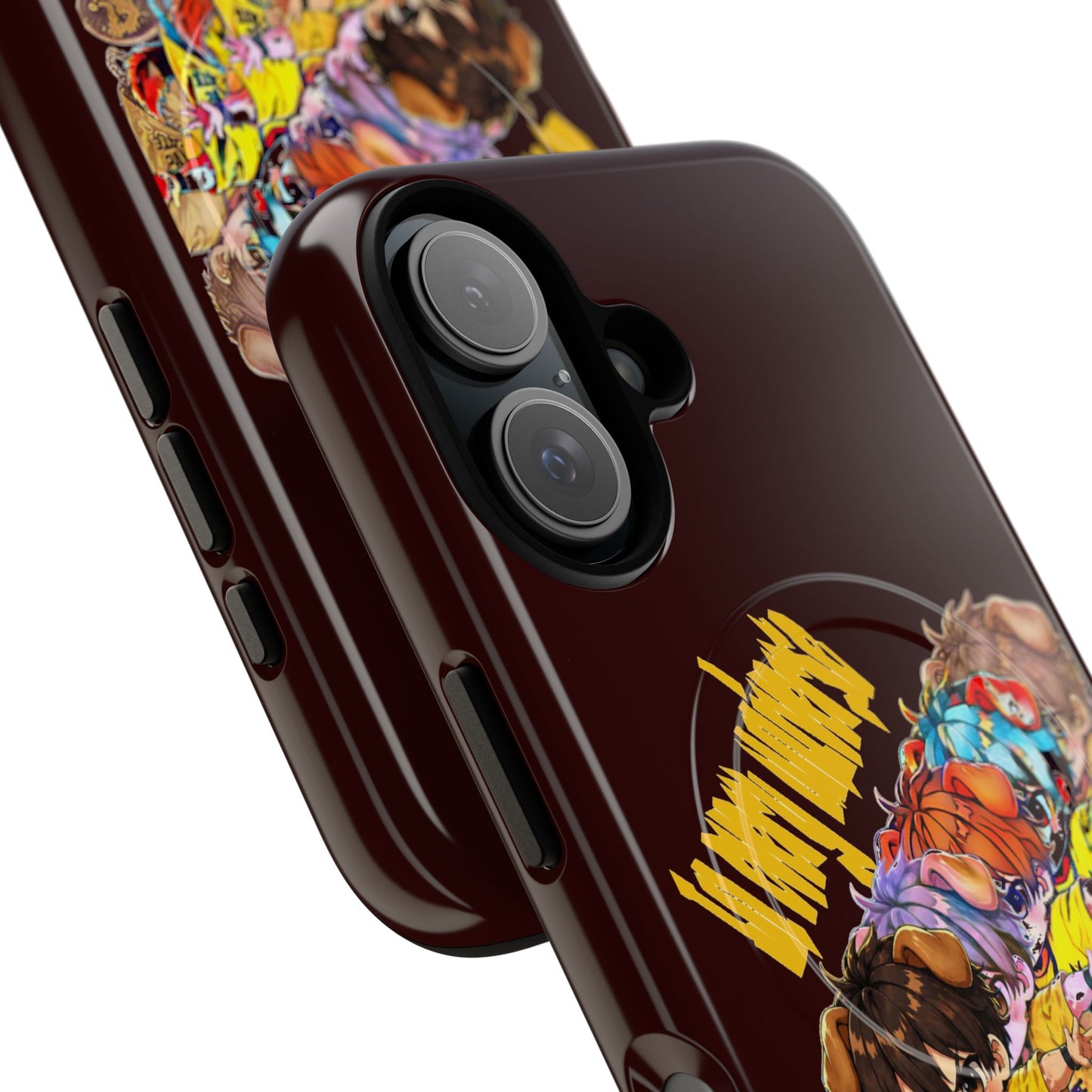 Skateboard Characters Magnetic Phone Case — Tough Magnetic iPhone Cover with Colorful Skate Art