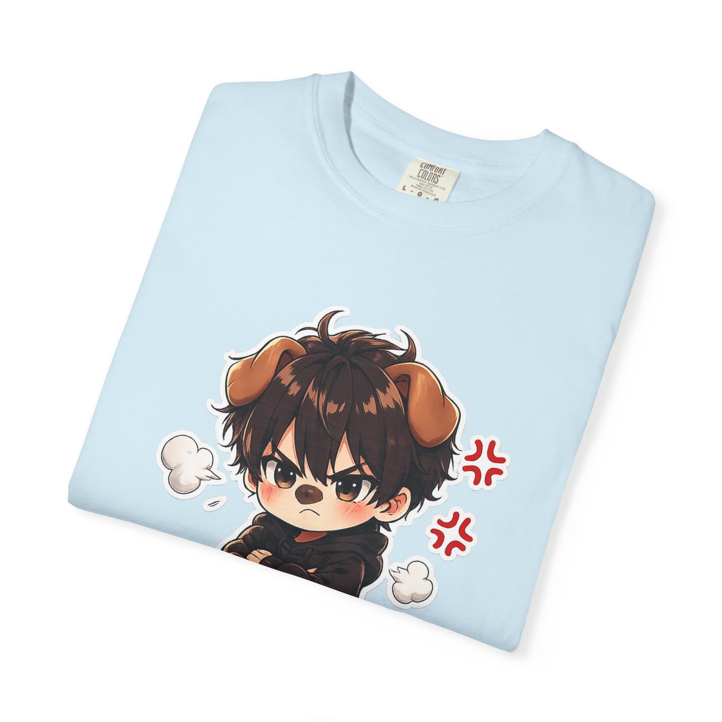 Angry Dogboy Cute Chibi T‑Shirt — Kawaii Anime Character Tee