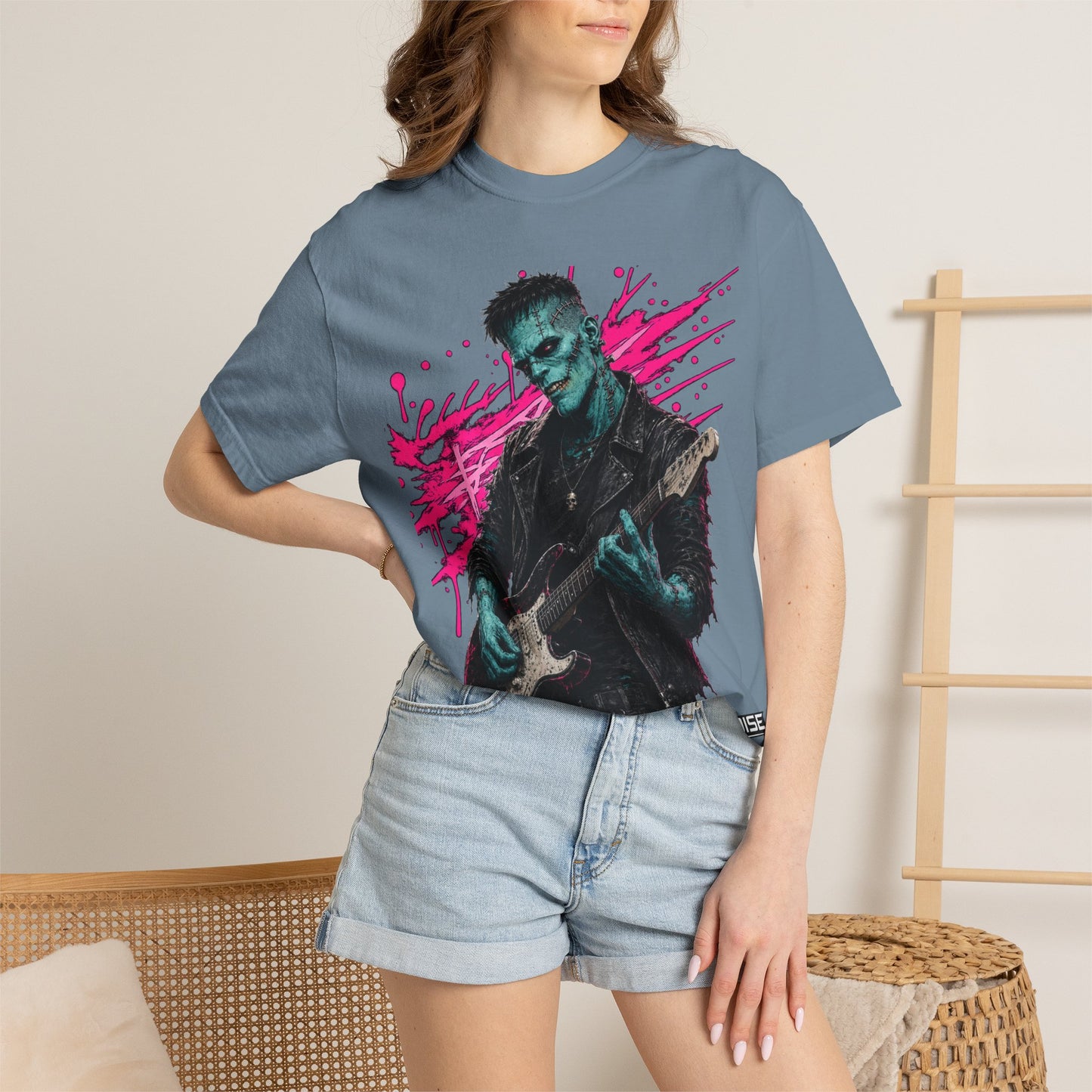Neon Guitar Anime T-Shirt