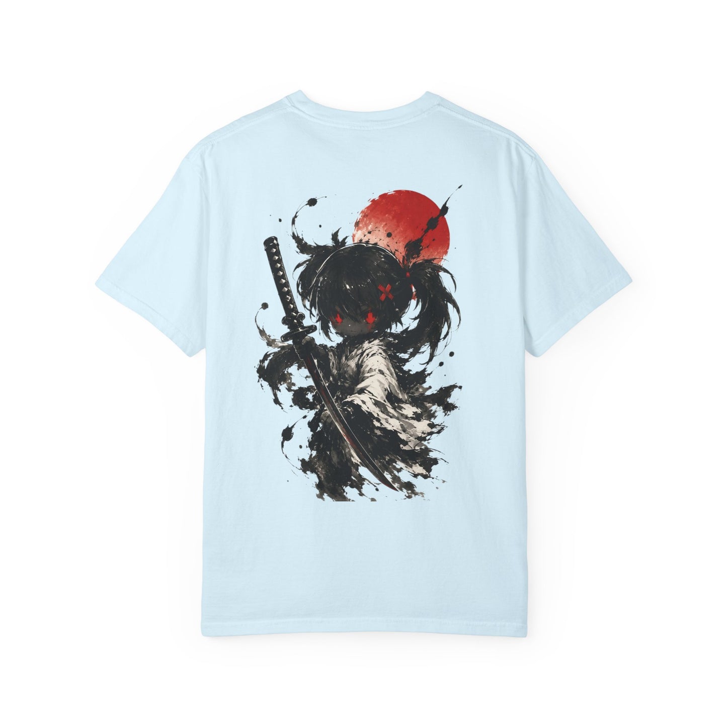Ink Shadow Samurai Chibi Anime T-Shirt